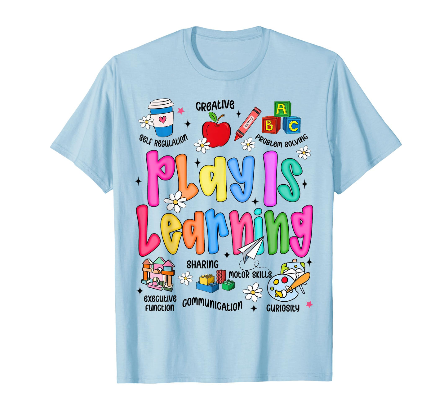 Retro Play Is Learning Kindergarten Teacher Team Women T-Shirt