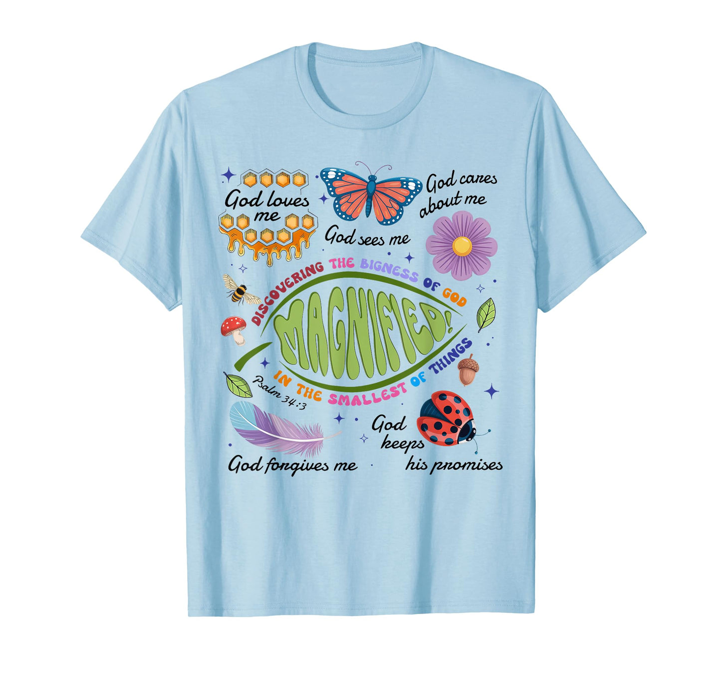 VBS 2025 Magnified Smallest Insects Adventure VBS Bible T-Shirt