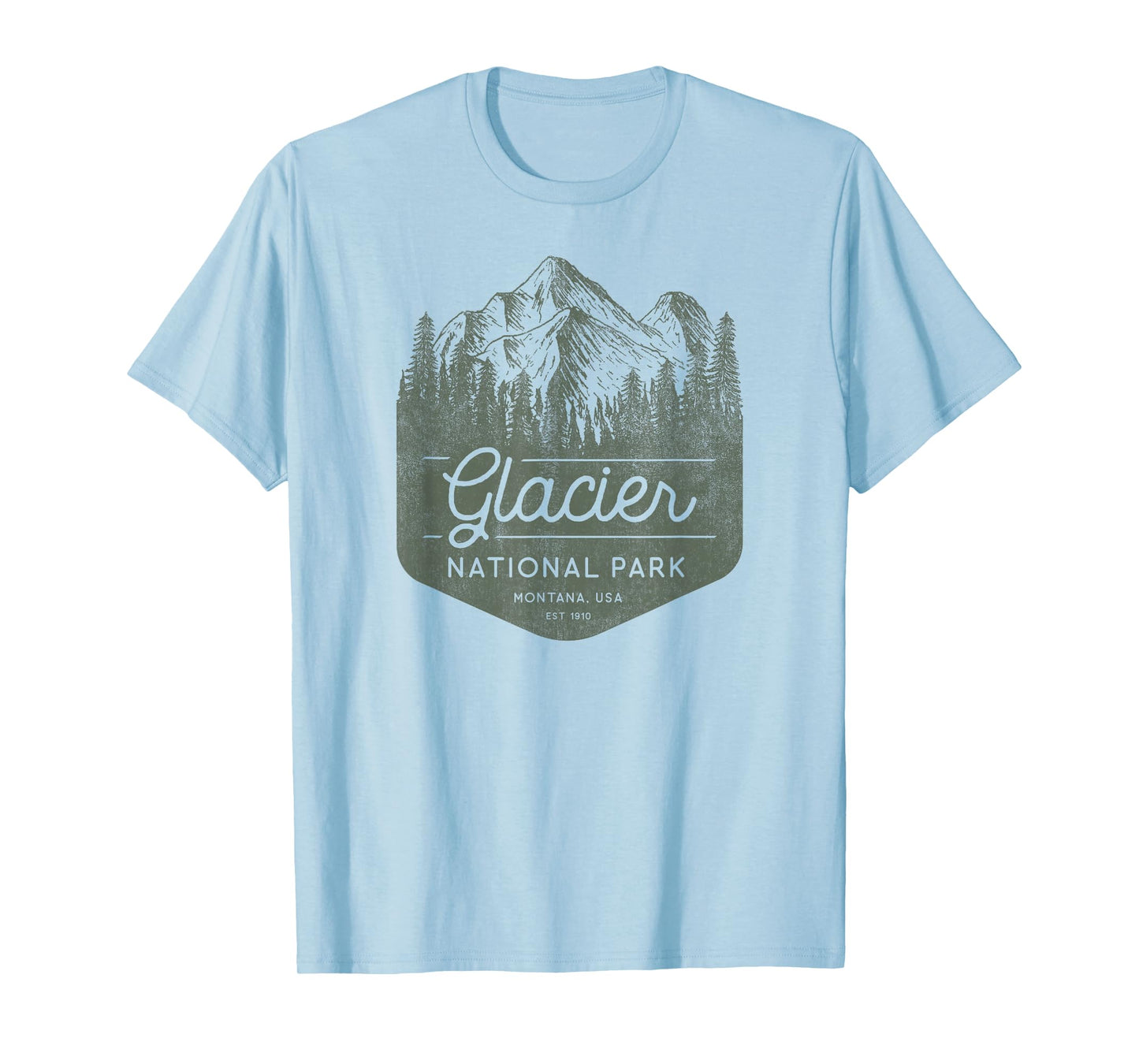 Glacier National Park Shirt - Montana T-Shirt T-Shirt