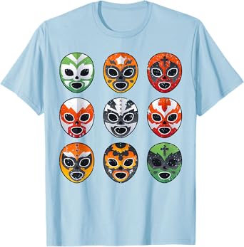 Lucha Libre Wrestling Mask Cinco De Mayo Mexican Boy Toddler T-Shirt