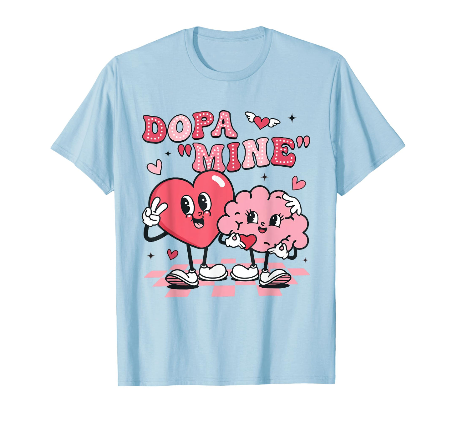 Neuro Nurse Valentine's Day Brain Nurse Neuroscience Nurse T-Shirt