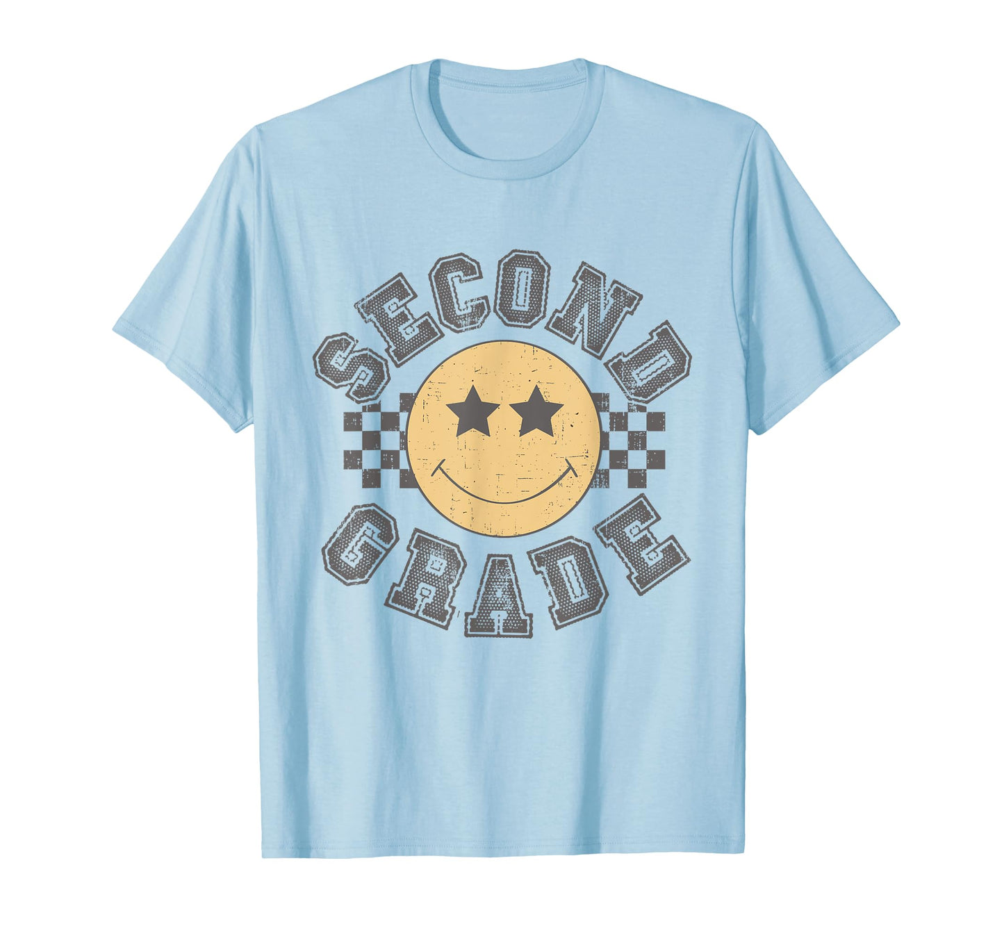 Retro Second Grade Teacher Student 1st Day Back To School T-Shirt