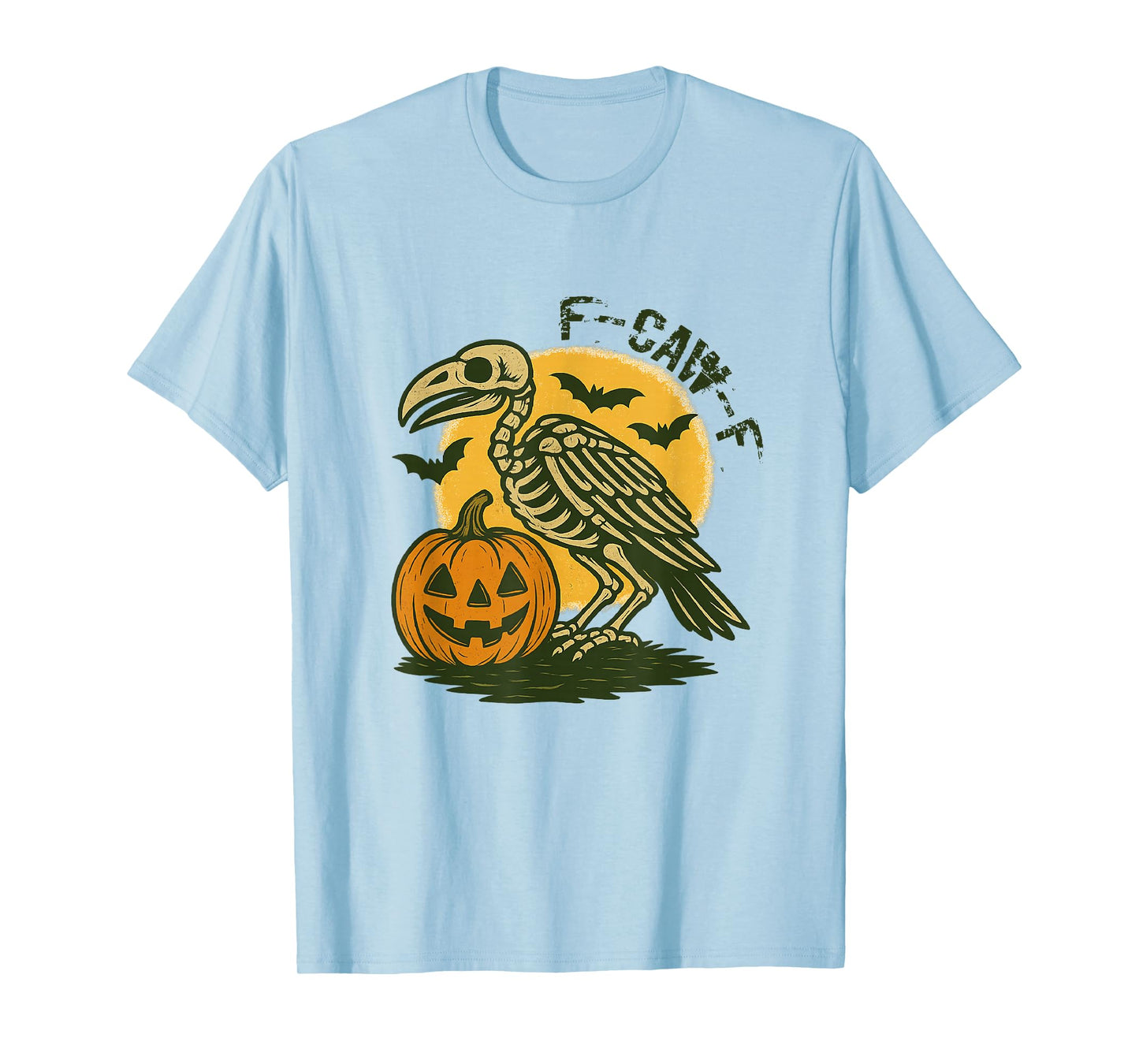 F-Caw-F Funny Black Bird F Caw F Crow Halloween T-Shirt