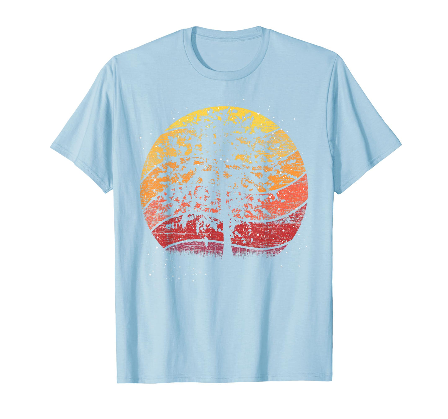 Retro Trees Outdoor Wild Nature Wildlife Forest T-Shirt