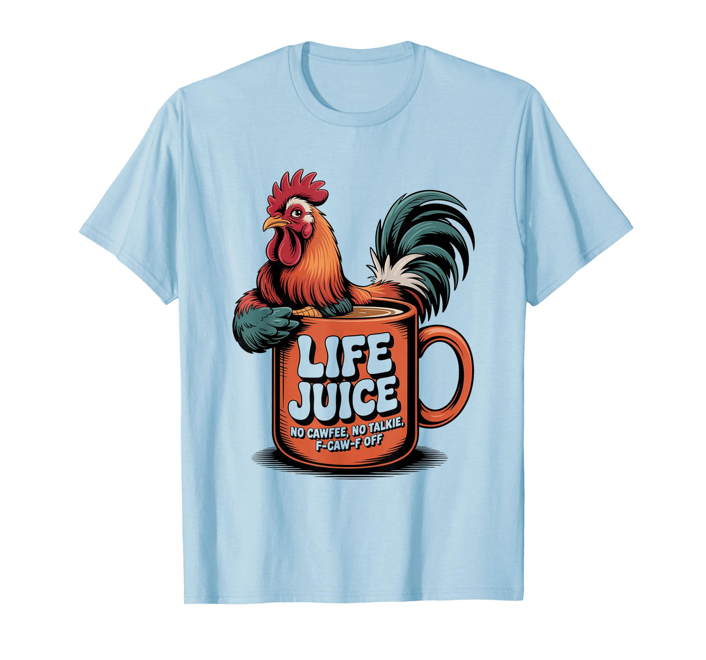 Funny Coffee Lover F-CAW-F Cawfee T-Shirt