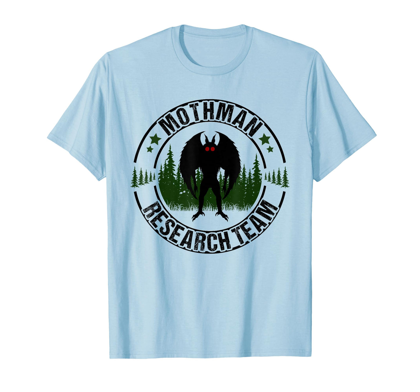 Mothman Research Team Men Women Kids Moth Man Search Cryptid T-Shirt