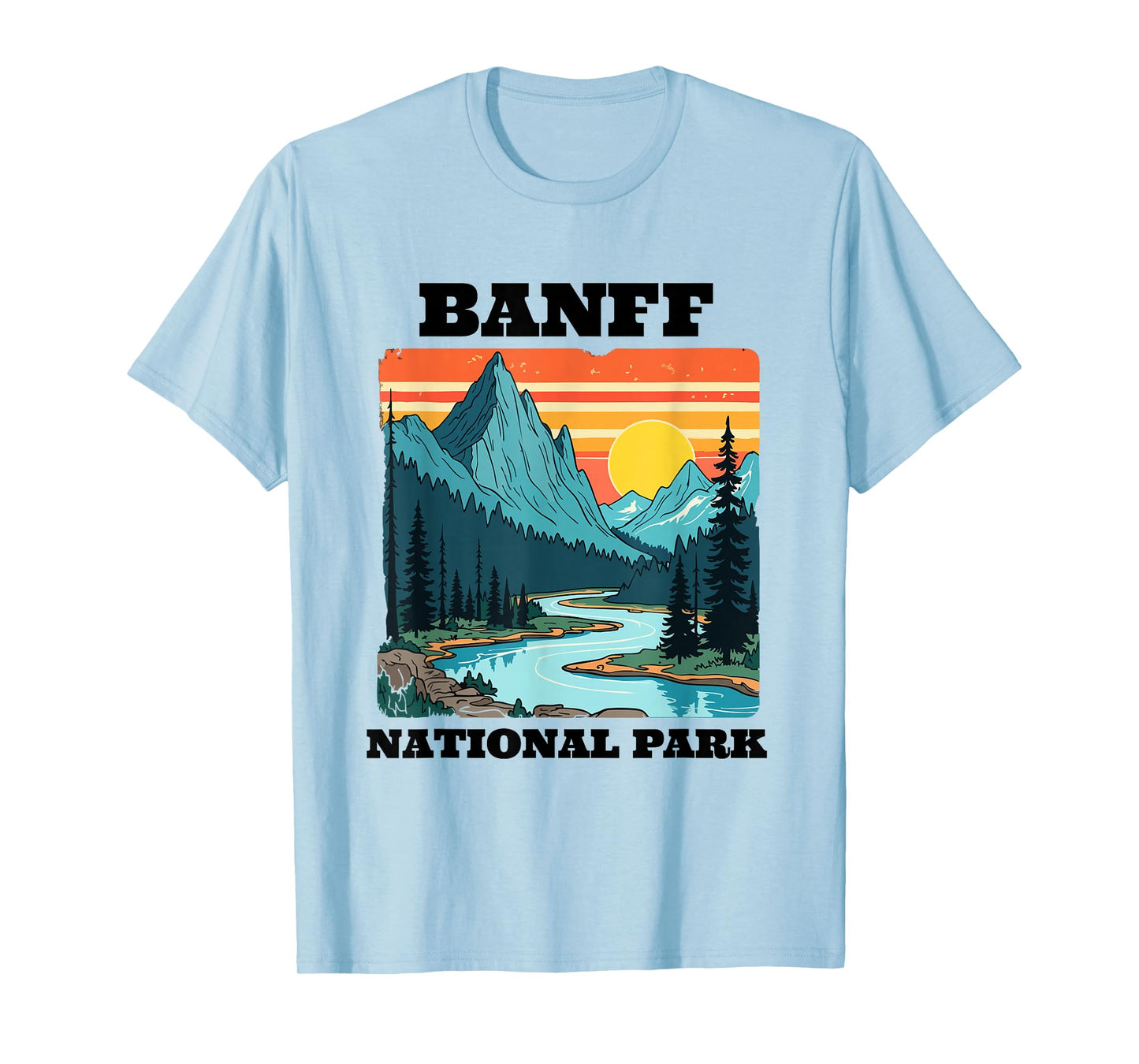 banff souvenir reminder Canadian national park men women T-Shirt