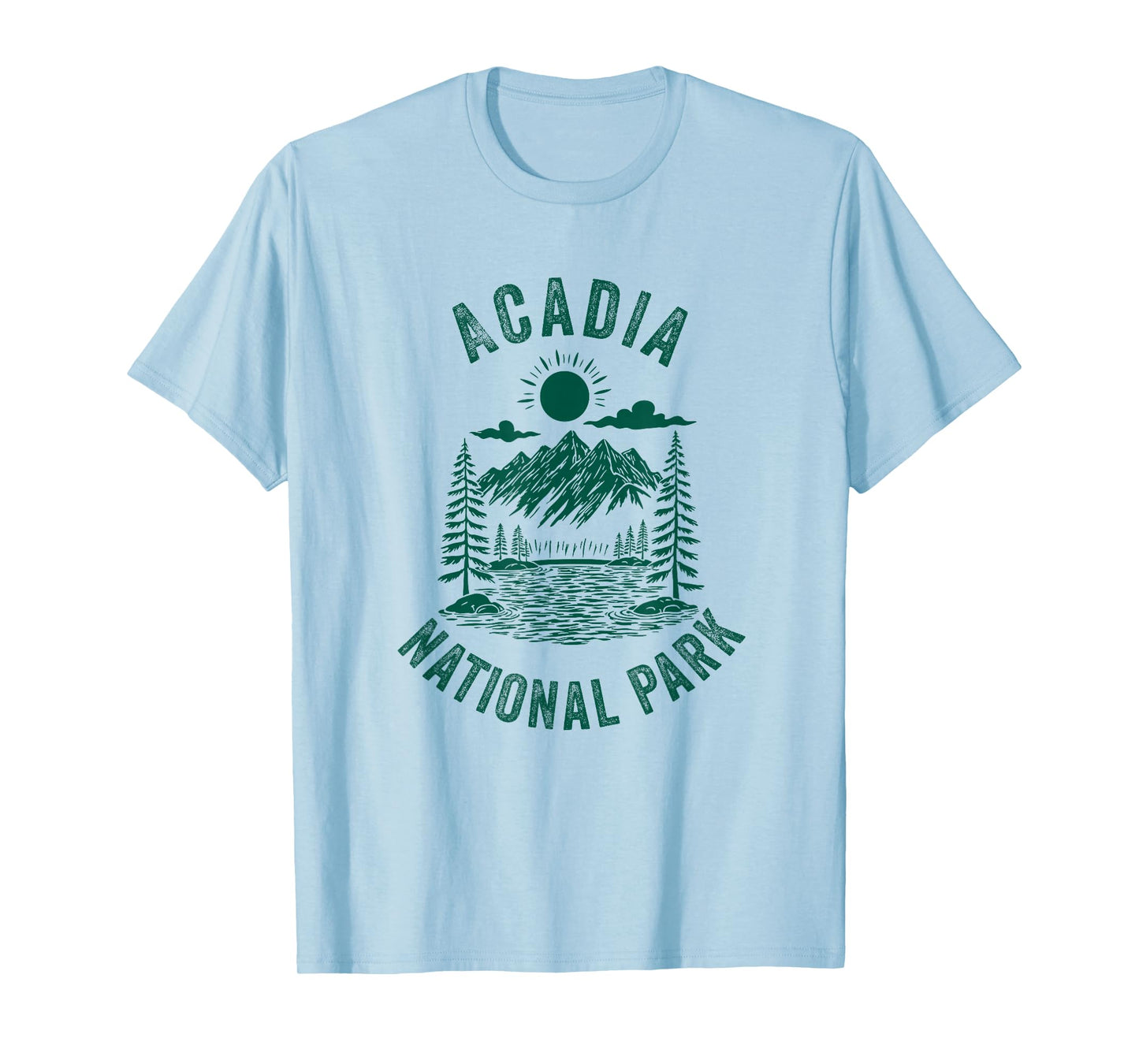 Acadia National Park Souvenir Maine Retro for Men Women Kid T-Shirt
