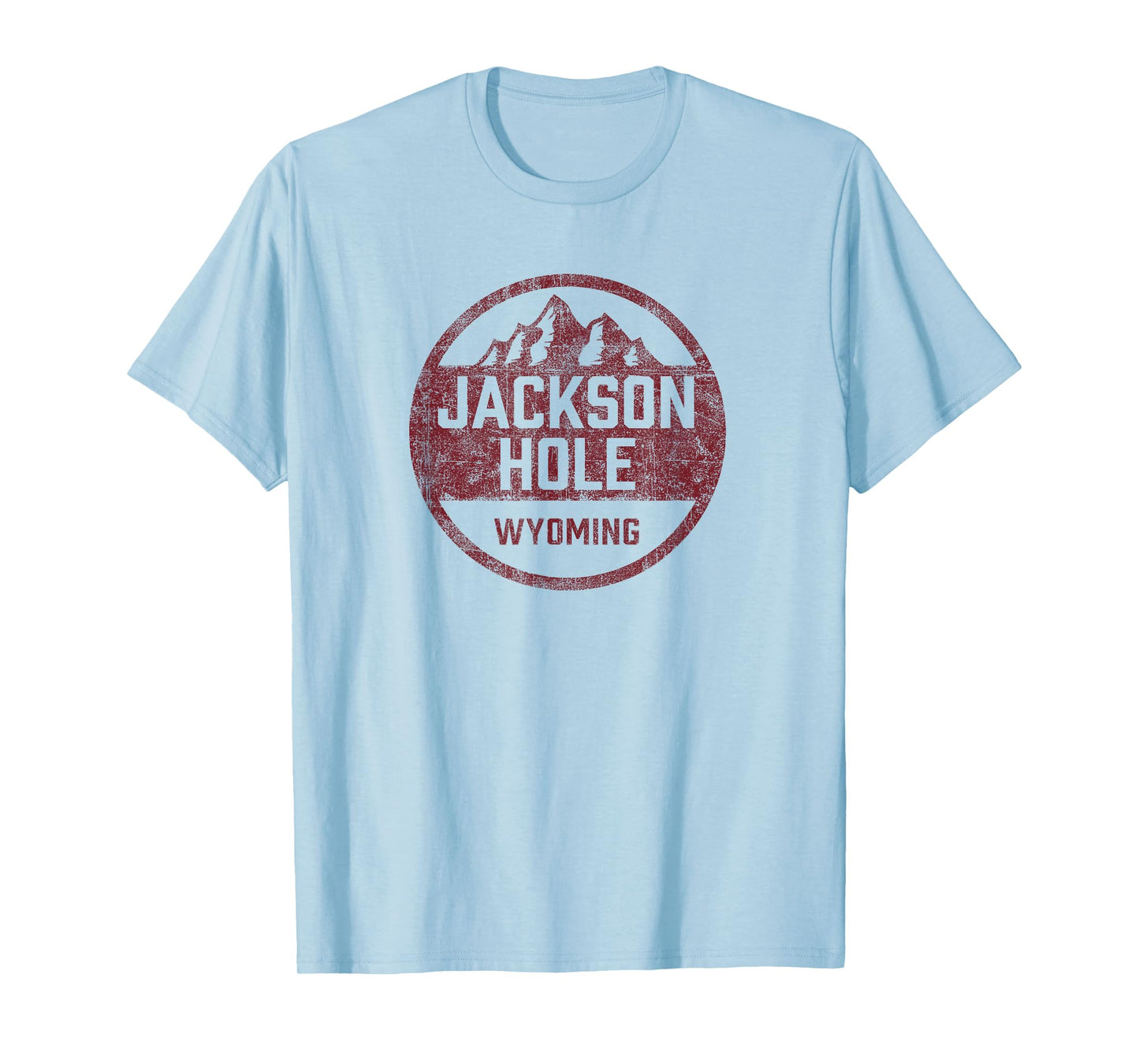 Retro Jackson Hole Wyoming Grand Teton Vintage Womens Mens T-Shirt