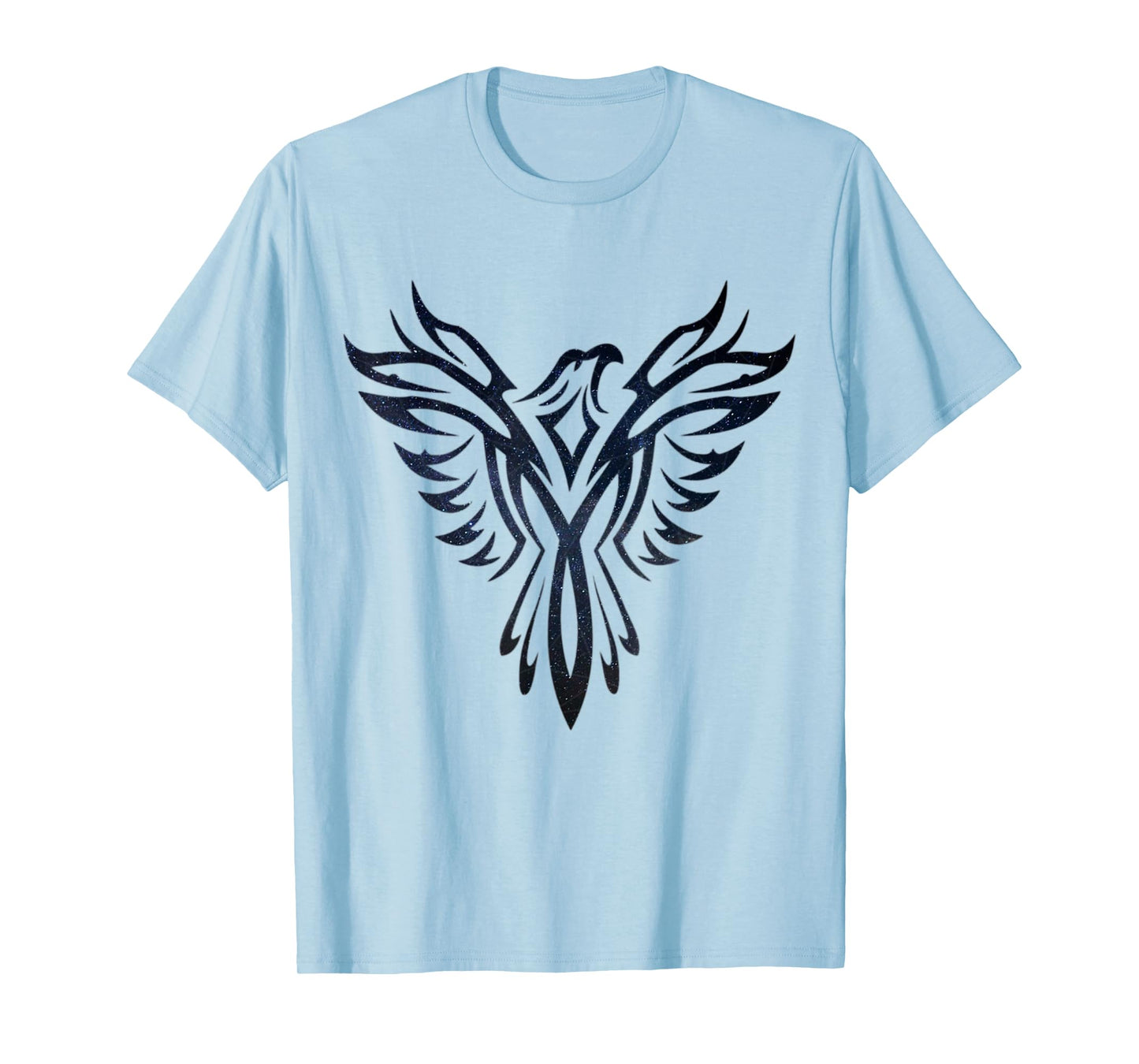 Night Sky Stars Phoenix Mythical Bird Rising Born Again T-Shirt
