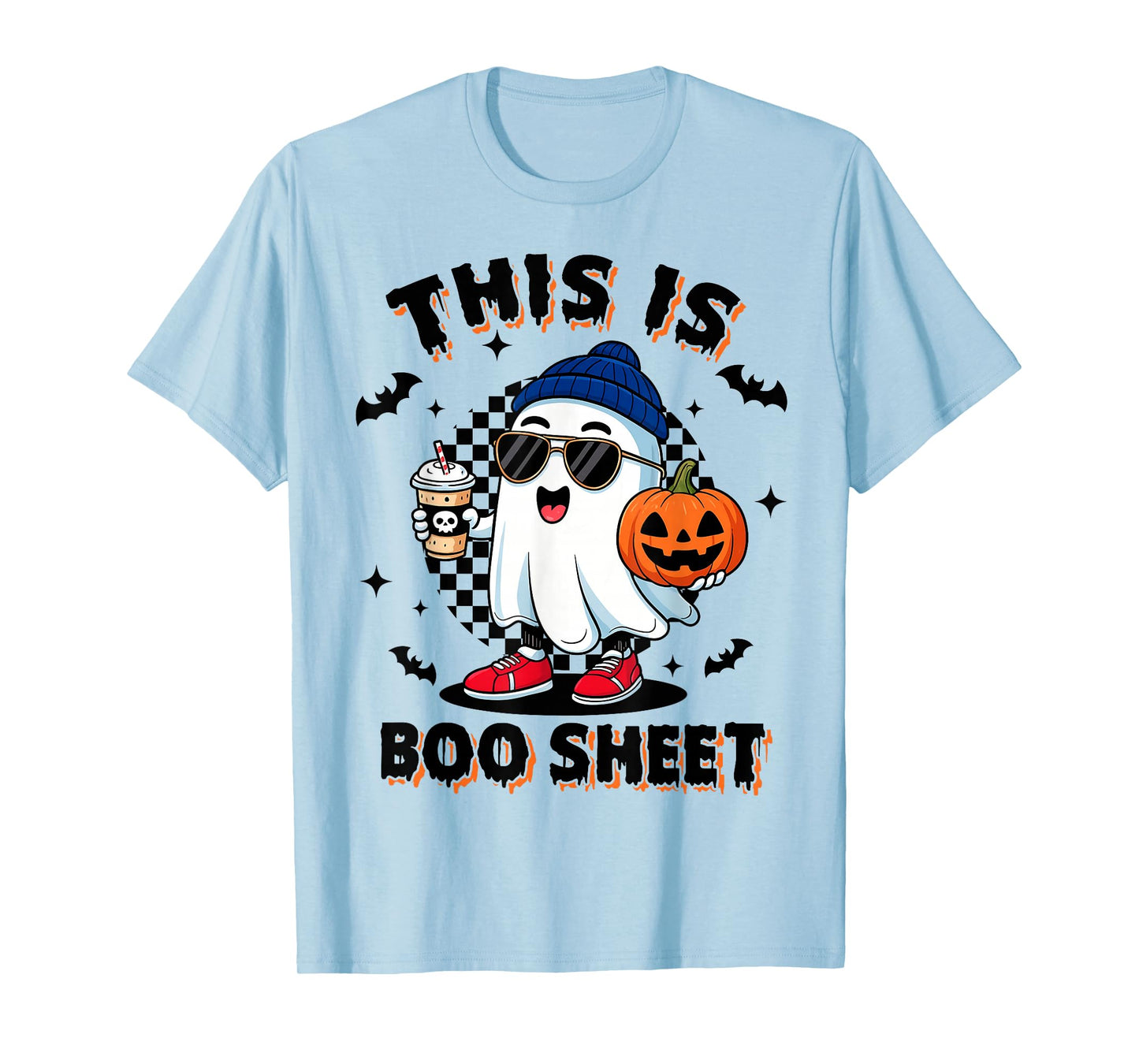 This is Boo Sheet Boo Ghost Halloween Men Women Kids T-Shirt