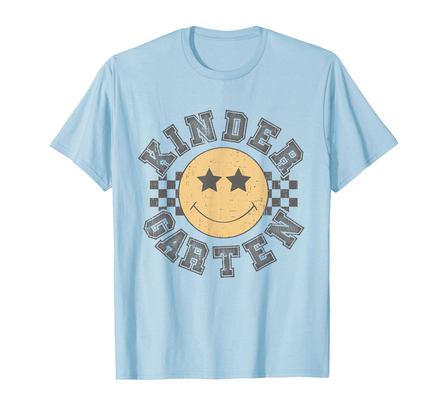 Retro Kindergarten Vibes Teacher Student Back To School T-Shirt