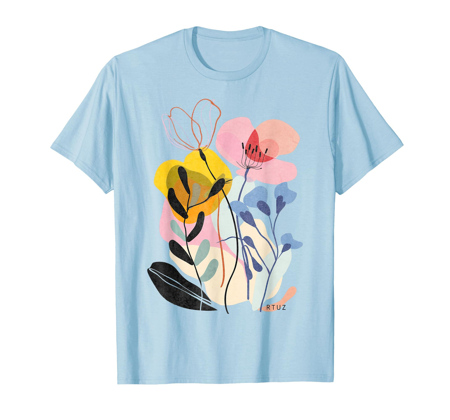 Boho Style Floral Pastel Design Flowers Hipster Streetwear T-Shirt