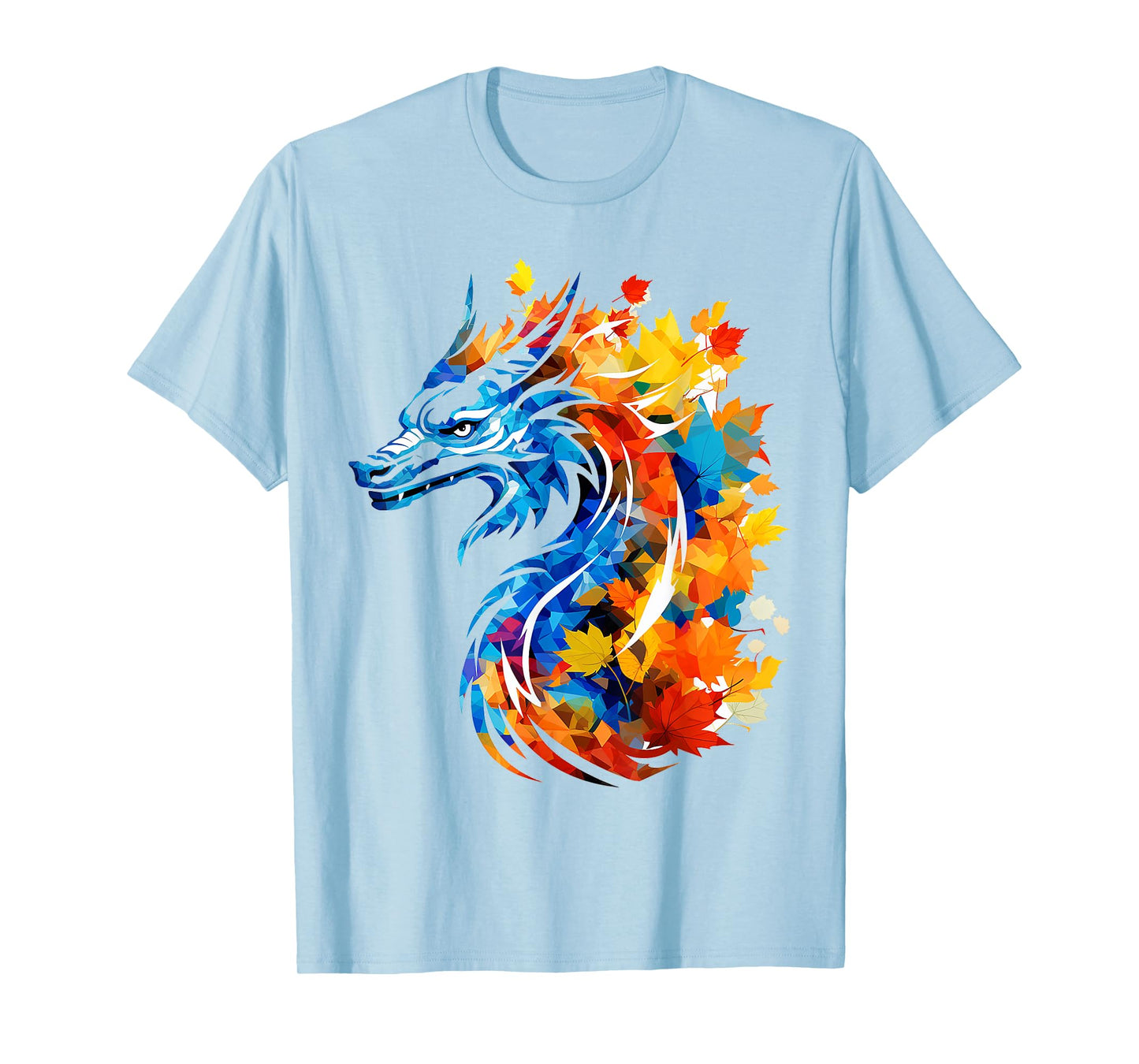 Dragon Nature Graphic Colorful Artwork Animal Dragon T-Shirt
