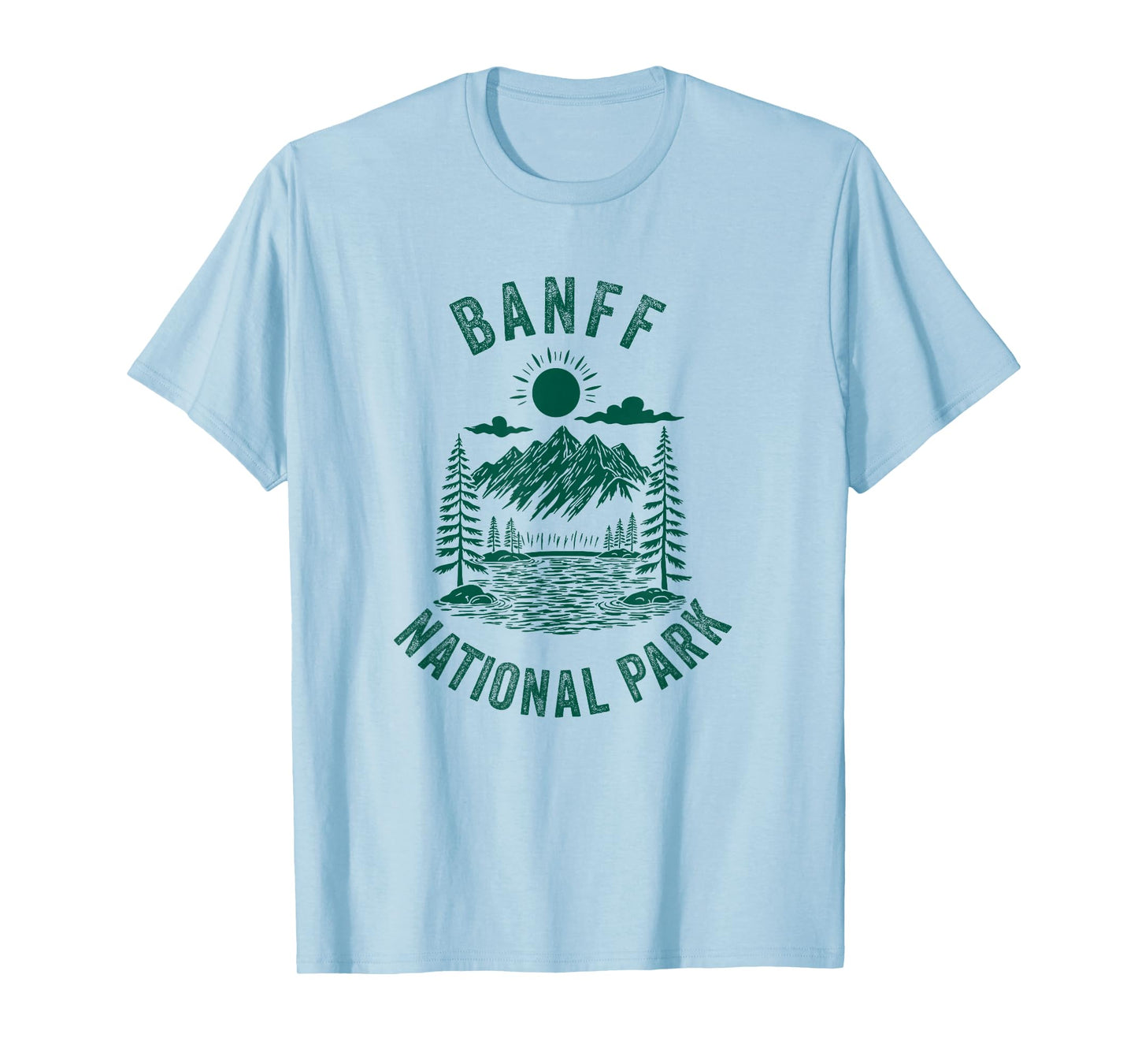 banff souvenir reminder Canadian national park men women T-Shirt