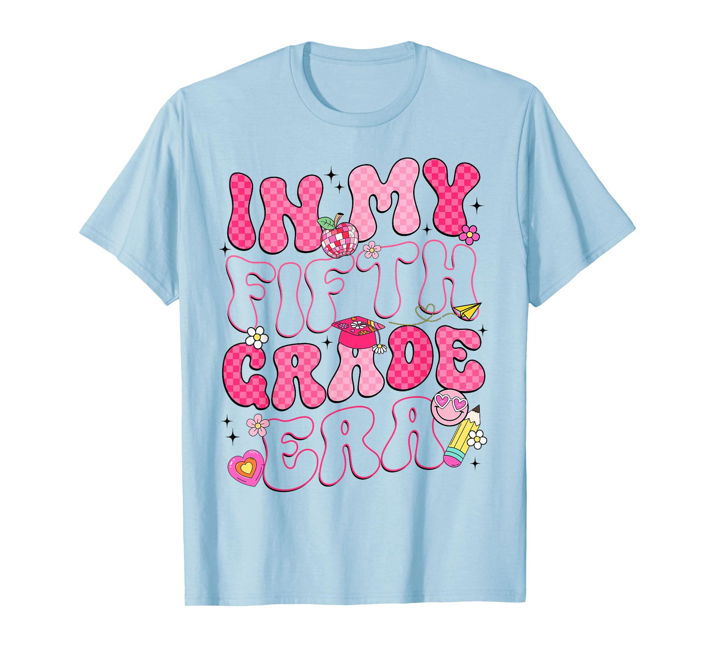 In My Fifth Grade Era Back To School Groovy Girl Women T-Shirt