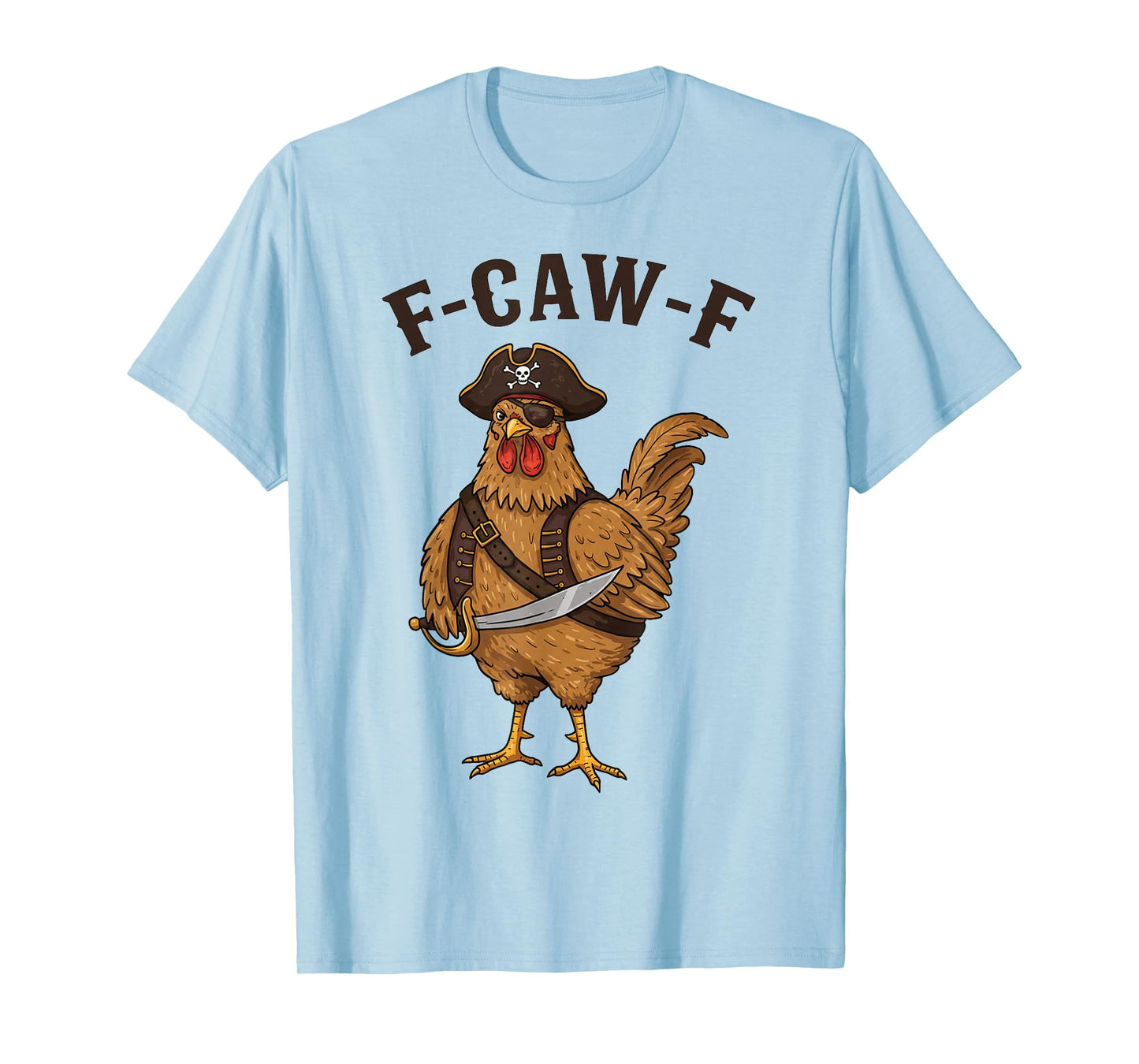F-Caw-F Black Crow Funny Black Bird Moon Gothic Adult Humor T-Shirt