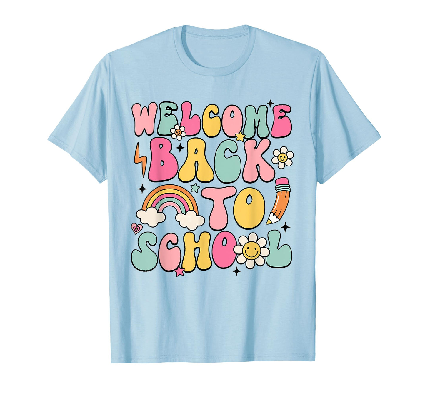 Retro Welcome Back to School Teacher Appreciation Boys Girls T-Shirt