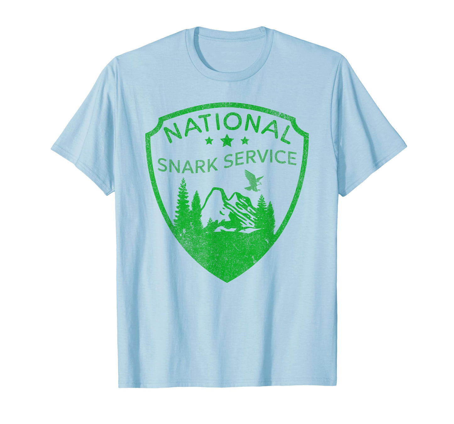 NATIONAL SNARK SERVICE Sarcasm Parks Logo Snarky Sarcastic T-Shirt