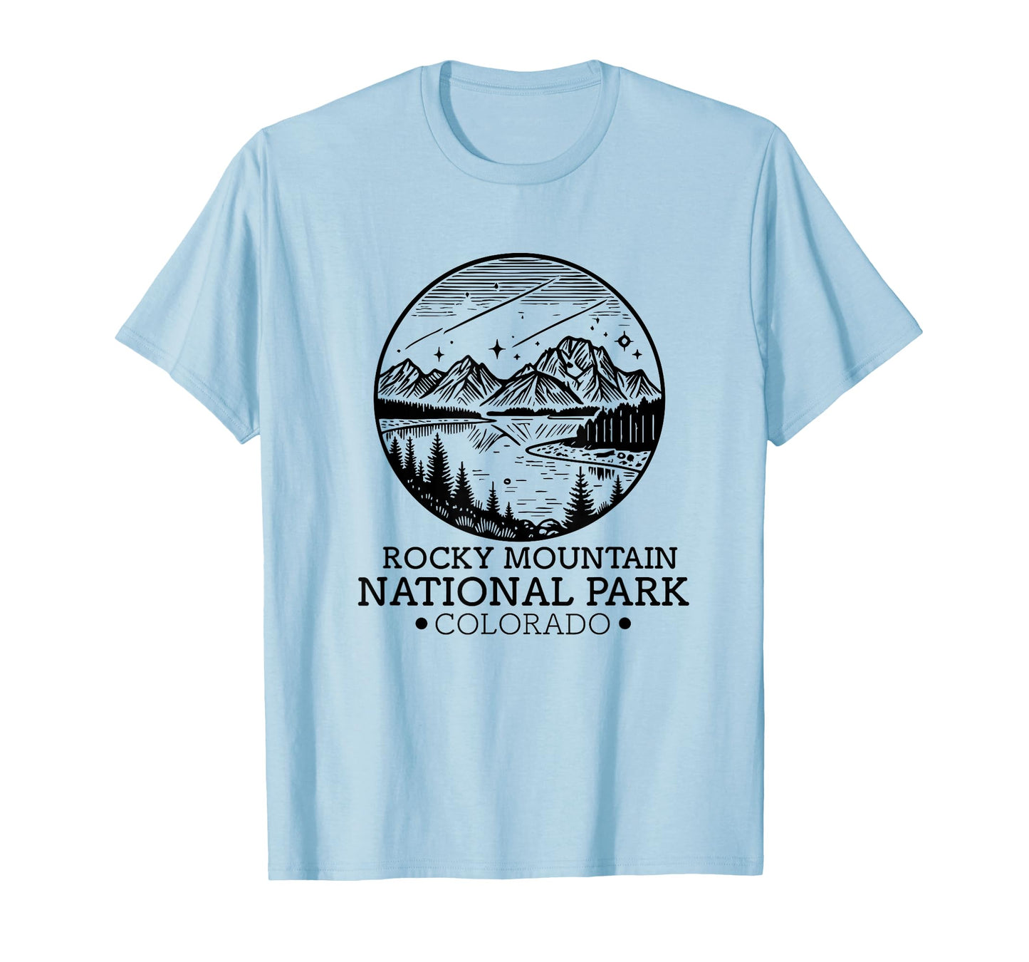 Rocky Mountain National Park Colorado Souvenir Men Women T-Shirt