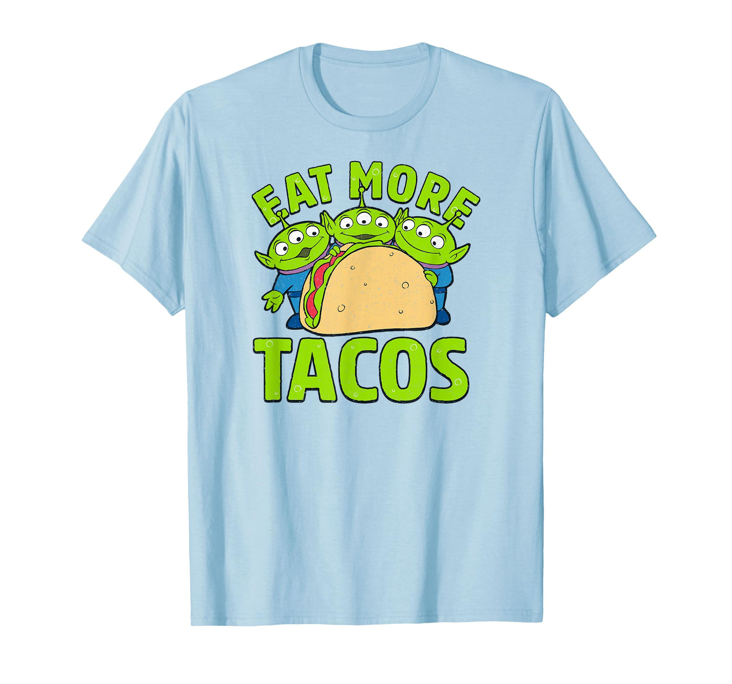 Disney Pixar Toy Story Aliens Eat More Tacos T-Shirt
