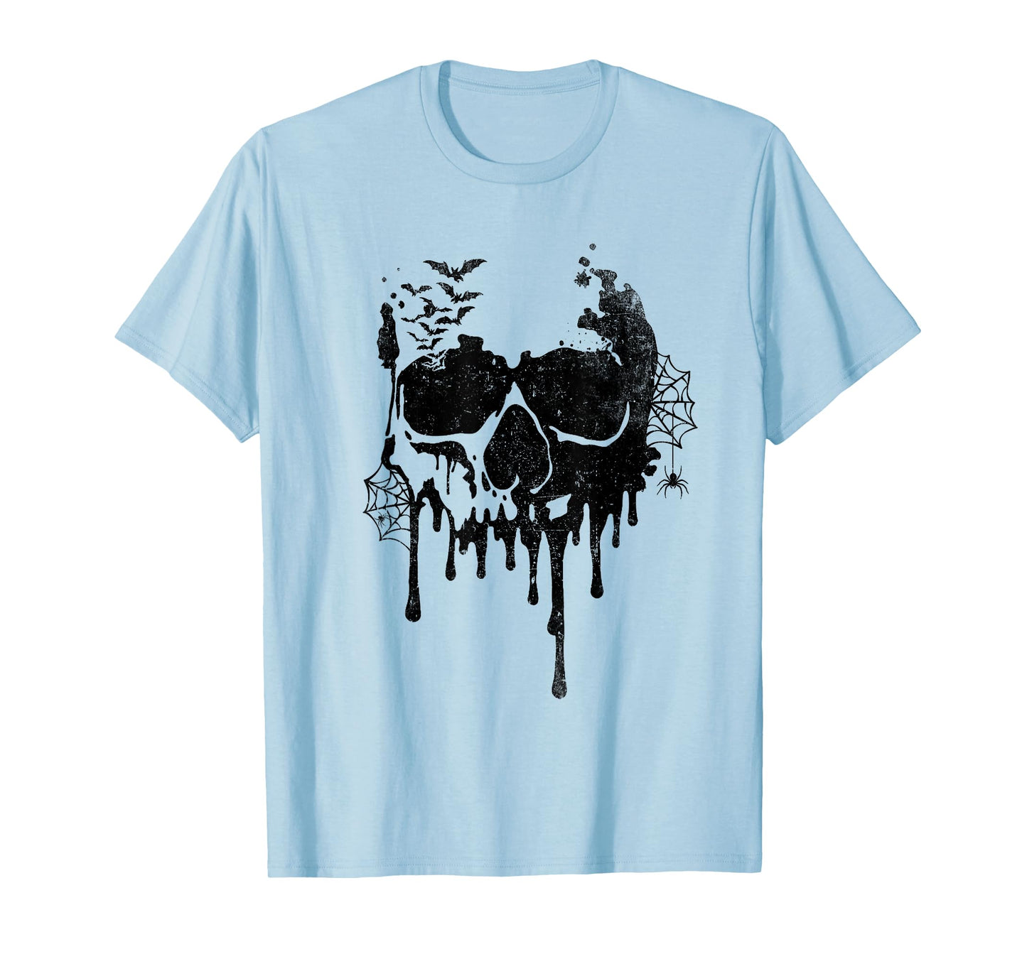 Skull Dripping Skeleton Halloween Costume Men Women Kids T-Shirt
