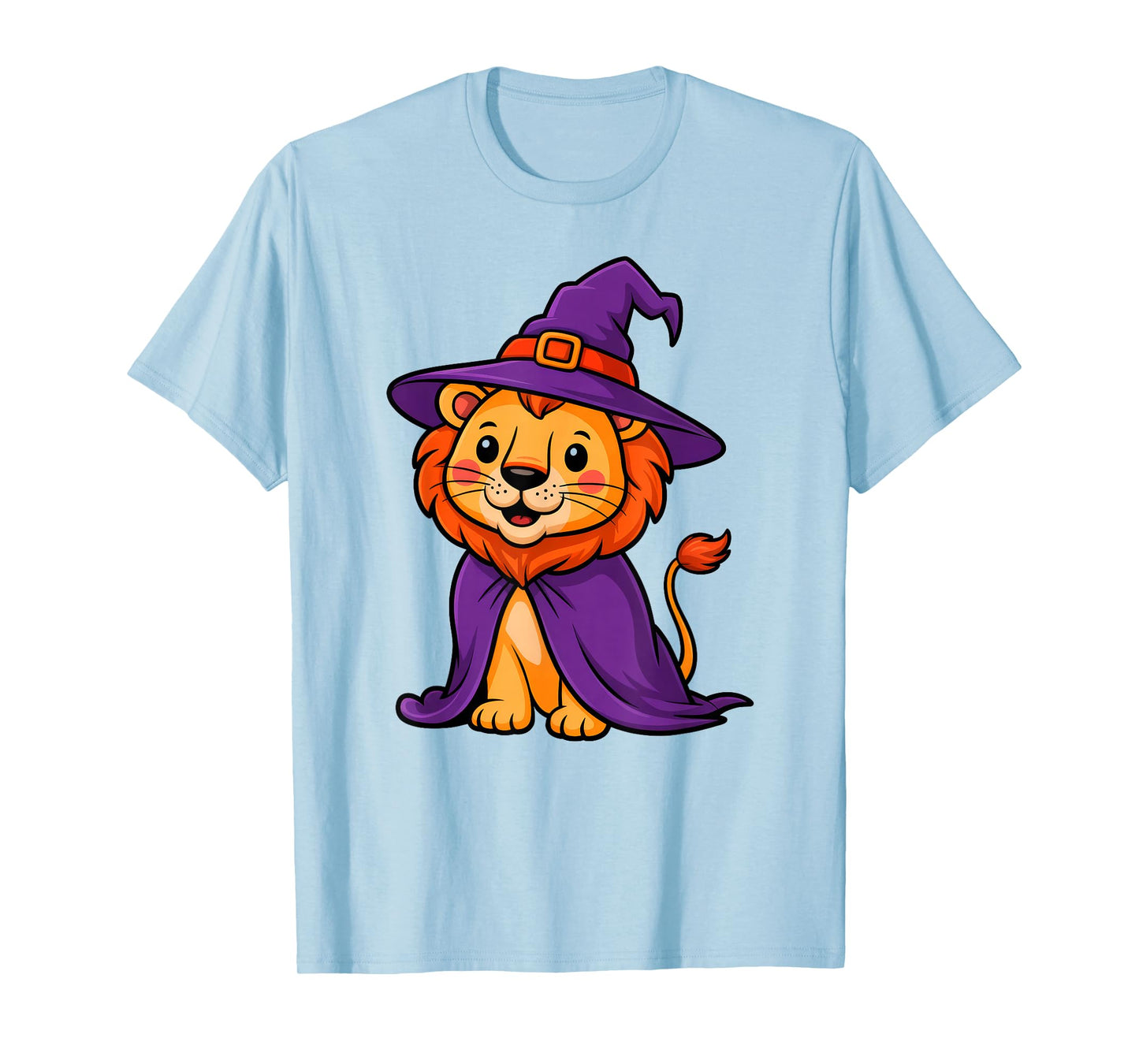 Halloween Lion Witch Hat Costume Boys Girls Kids Toddler T-Shirt