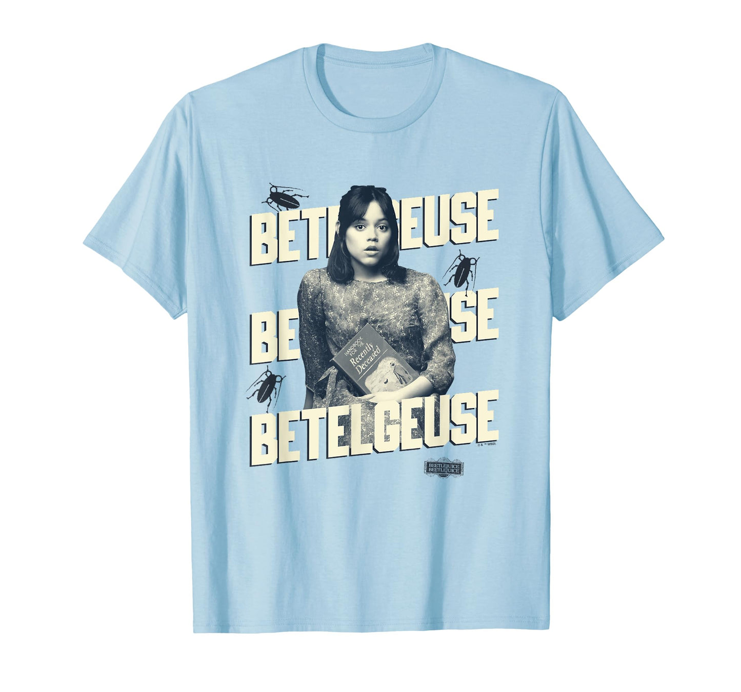 Beetlejuice Beetlejuice Astrid Holding Book Vintage T-Shirt