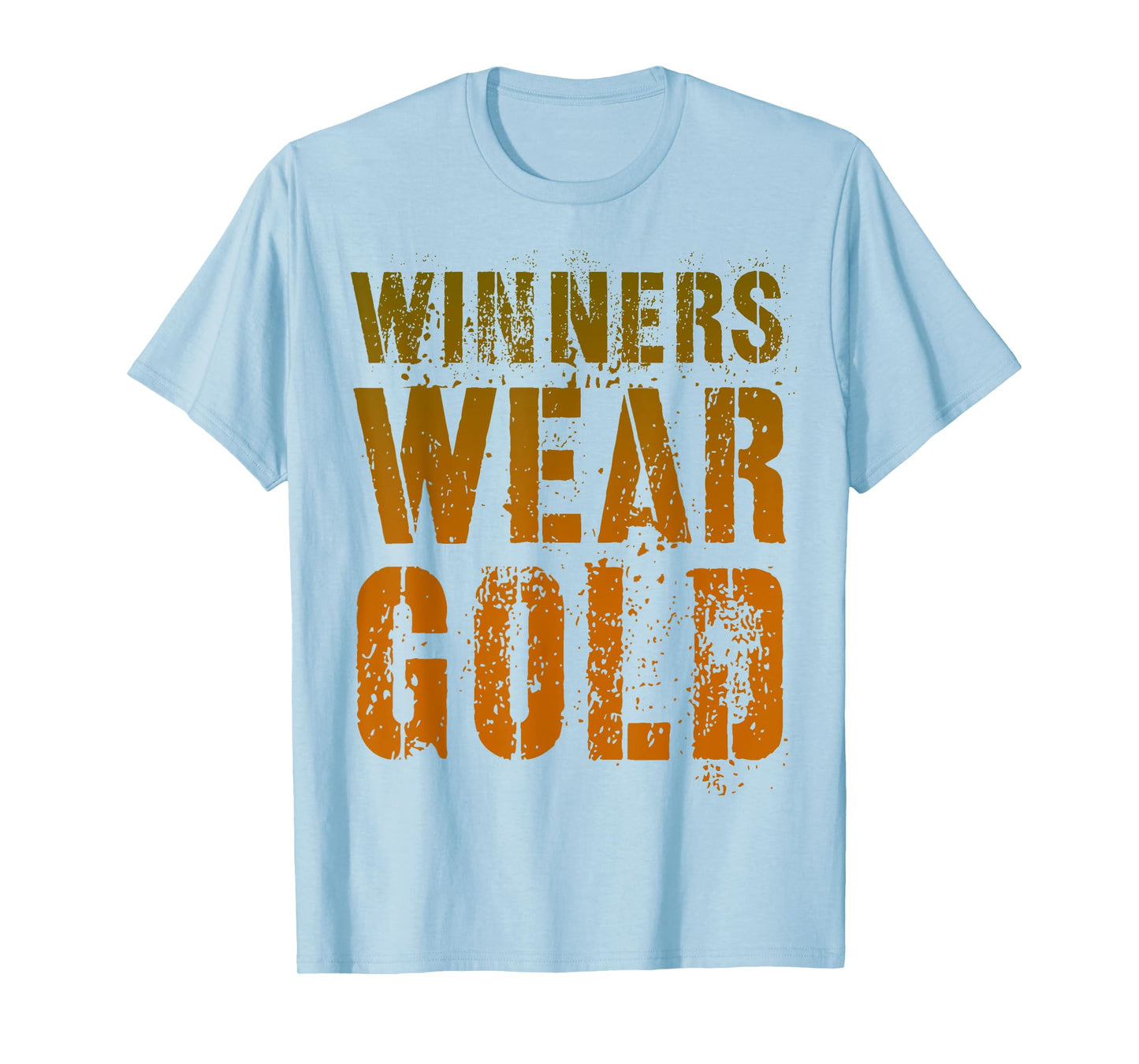 Vintage WINNERS WEAR GOLD Cheer Summer Camp War Game Team T-Shirt