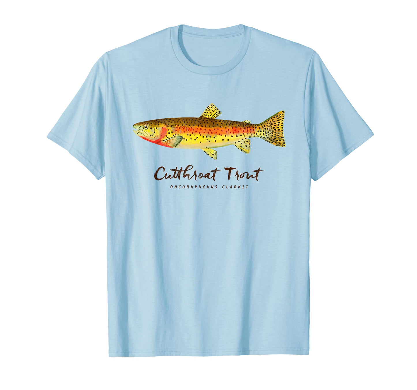 Retro Cutthroat Trout Vintage Fly Fishing T-Shirt T-Shirt