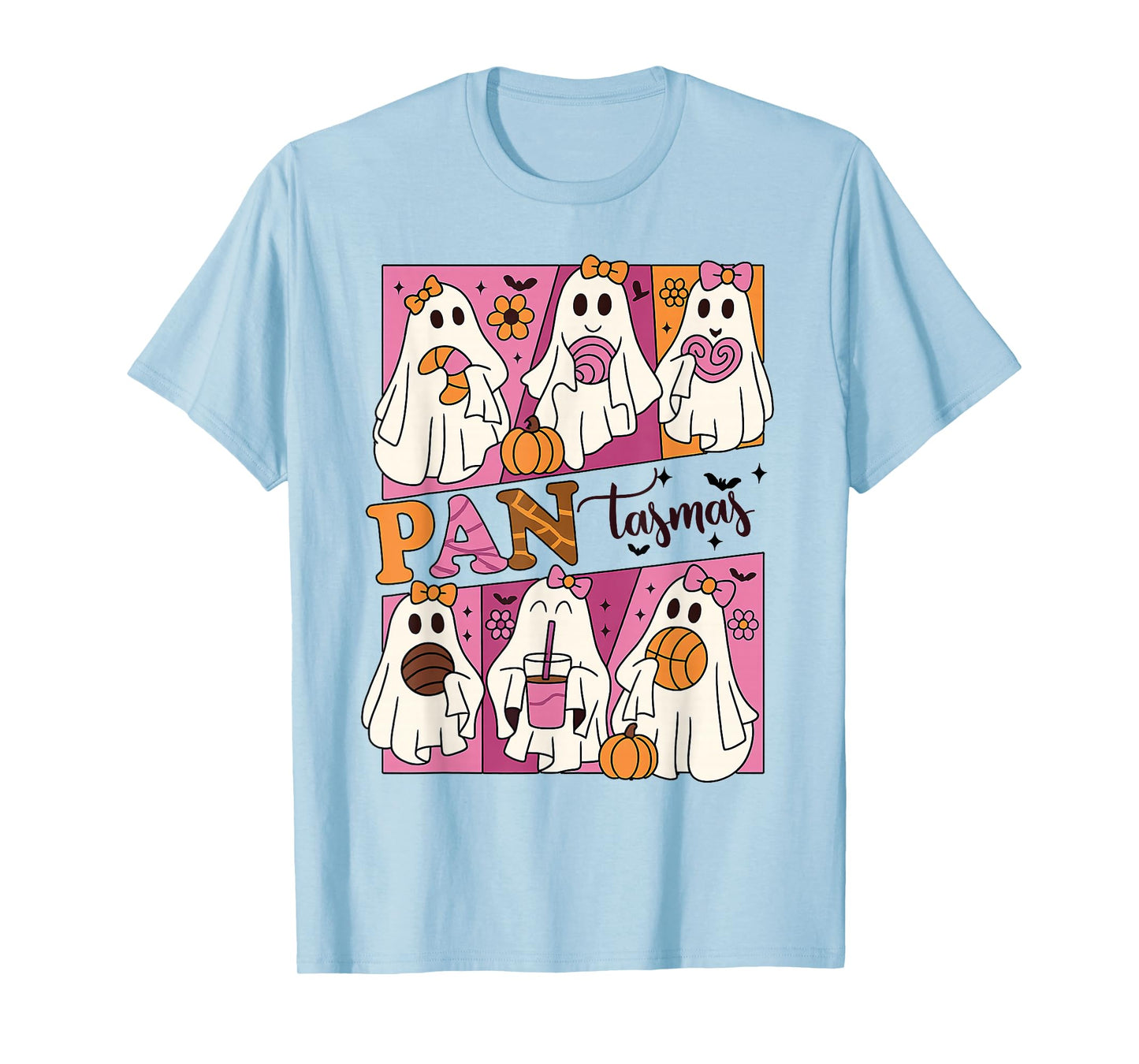 Pan-Tasma Funny Spanish Halloween, Mexican Pan Dulce Fantasm T-Shirt