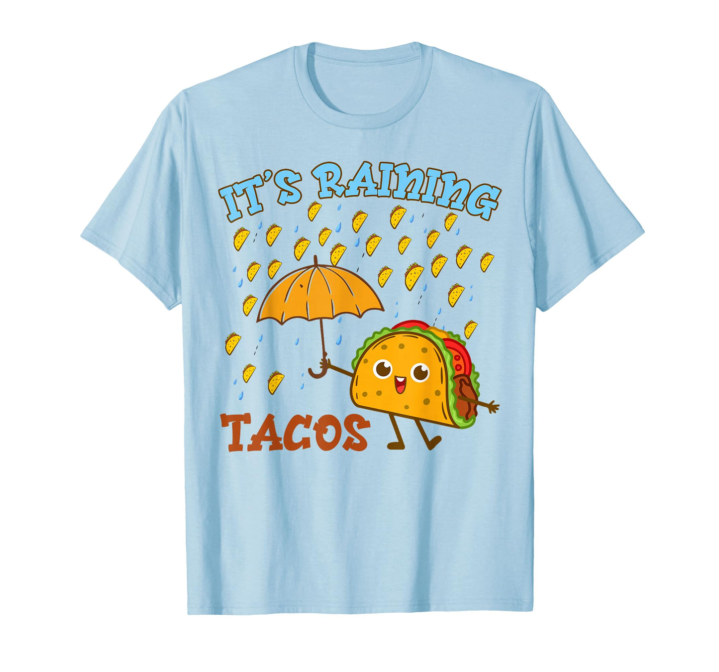 Kids Its Raining Tacos Tuesday Funny Cinco Mayo Mexican Boy T-Shirt