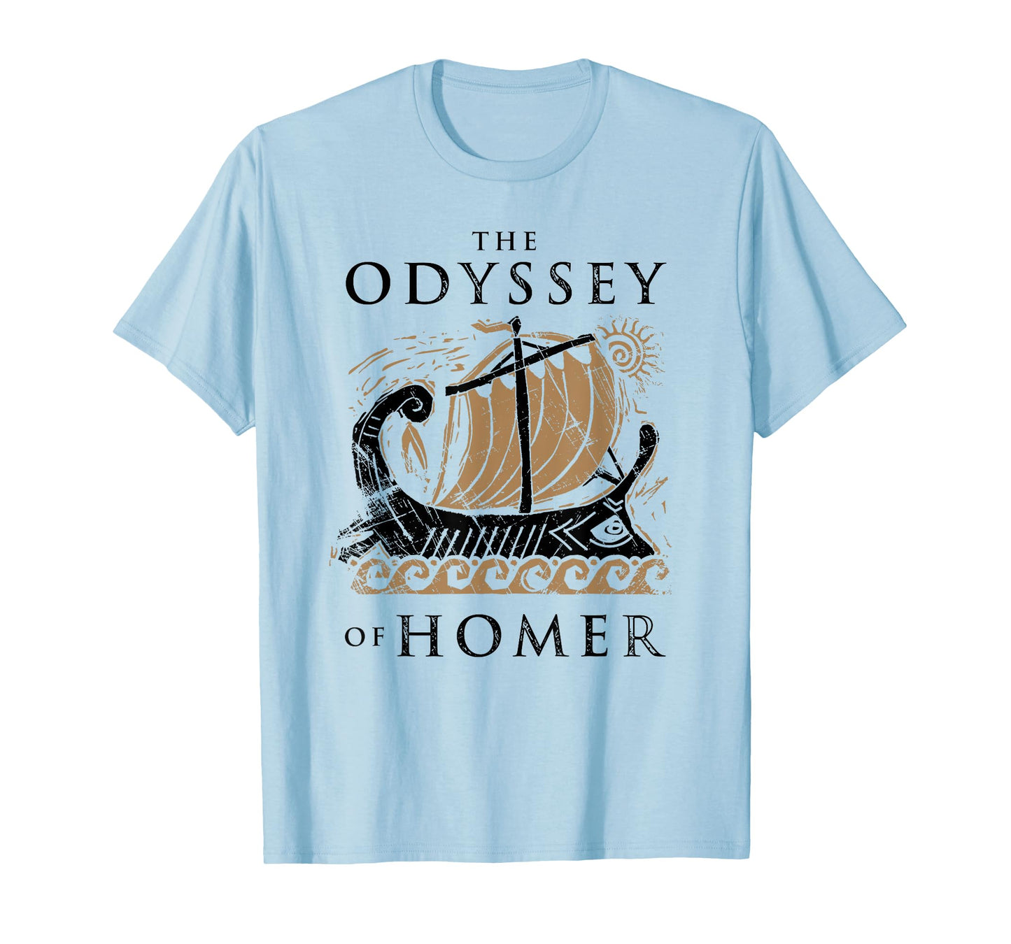 Iliad Odyssey Homer Ancient Greek History Book Odyssey T-Shirt
