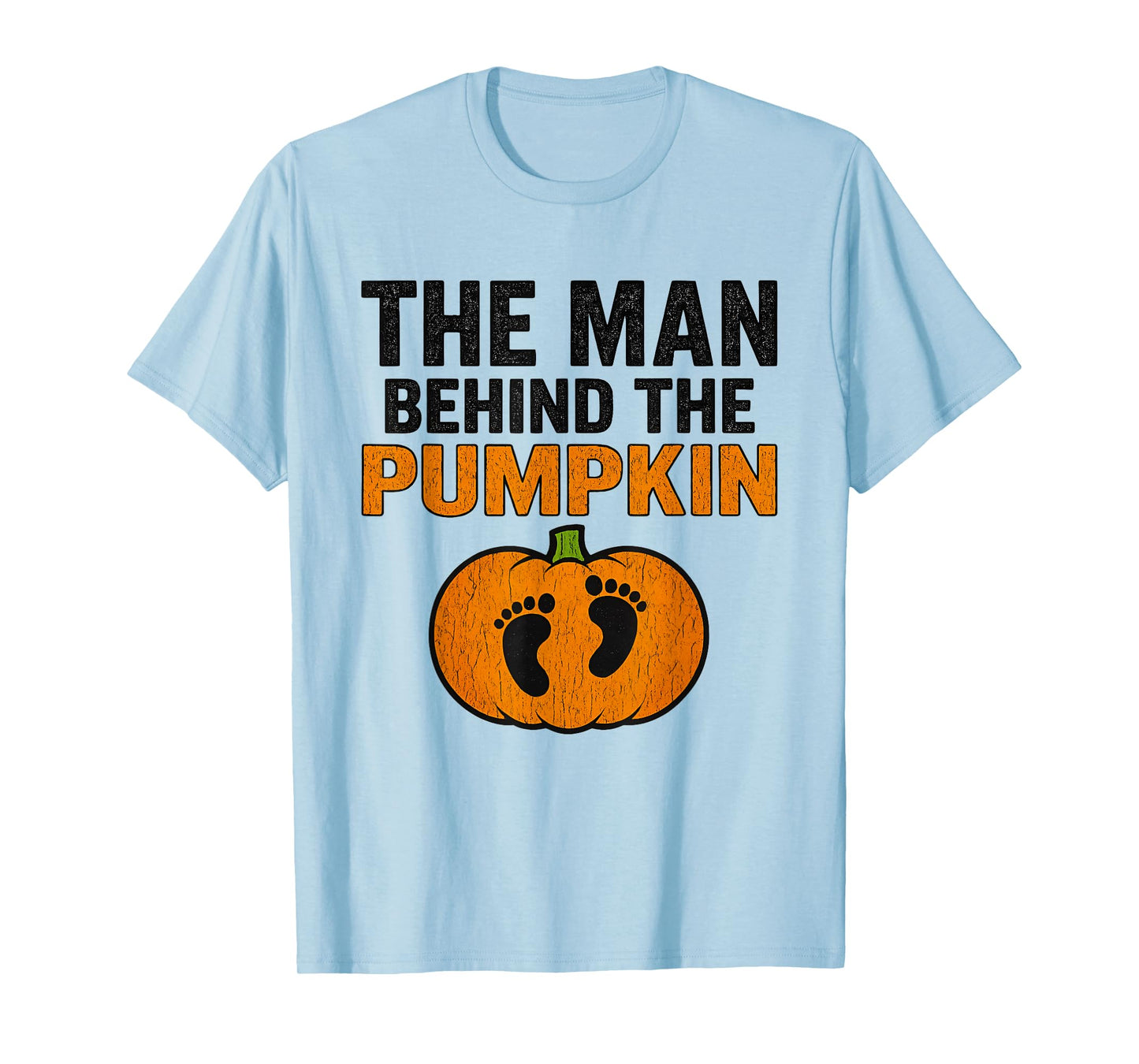 Pregnancy Announcement Dad Pumpkin Halloween Costume Funny T-Shirt