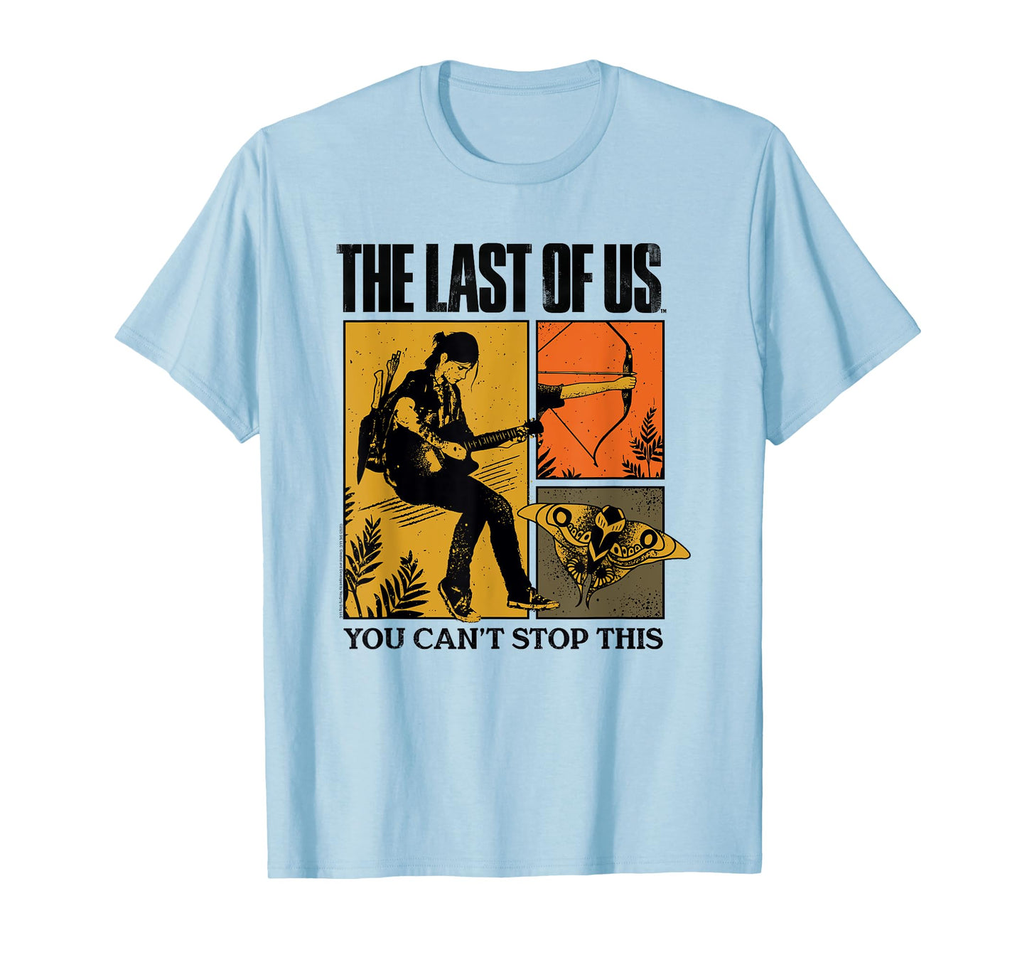 The Last of Us Ellie Nature Collage Video Game T-Shirt