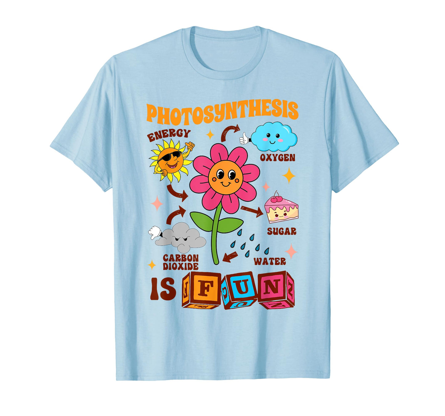 Science Lover Nature Outdoor Teacher Photosynthesis Is Fun T-Shirt for Men Women