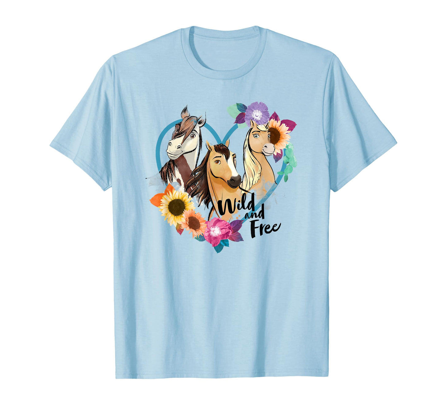 Spirit Riding Free Wild and Free T-Shirt