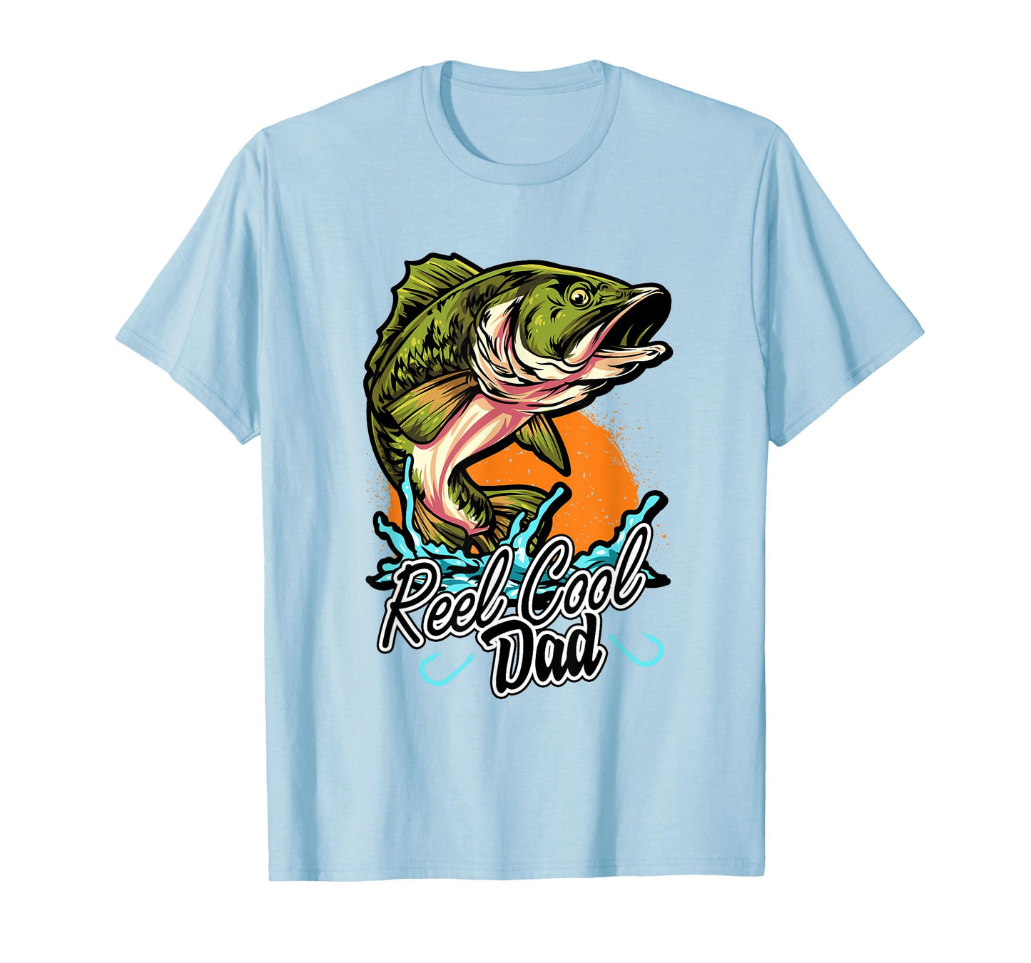 Funny Reel Fishing Fish Fisherman Fathers Dad Angling Angler T-Shirt