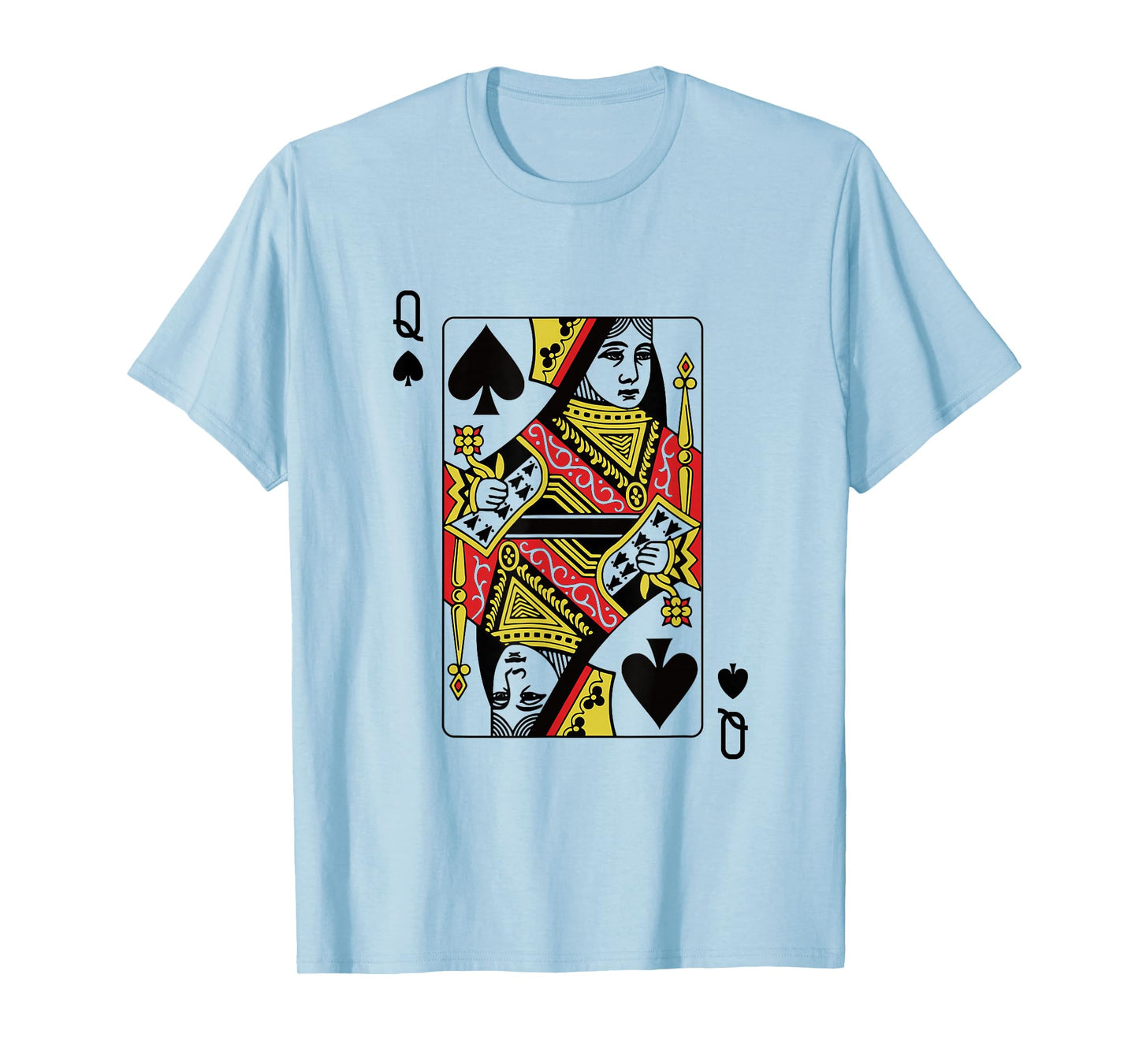 Queen Of Spades Playing Card Poker T-Shirt