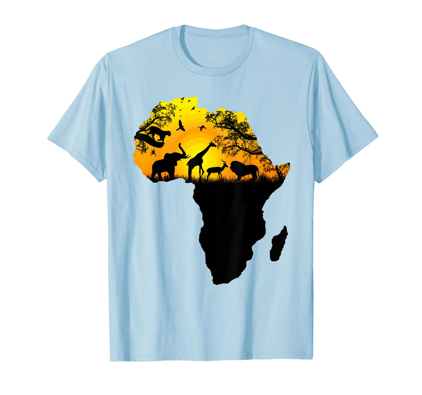 Majestic Safari Animals in Sizzling Africa Continent T-Shirt T-Shirt