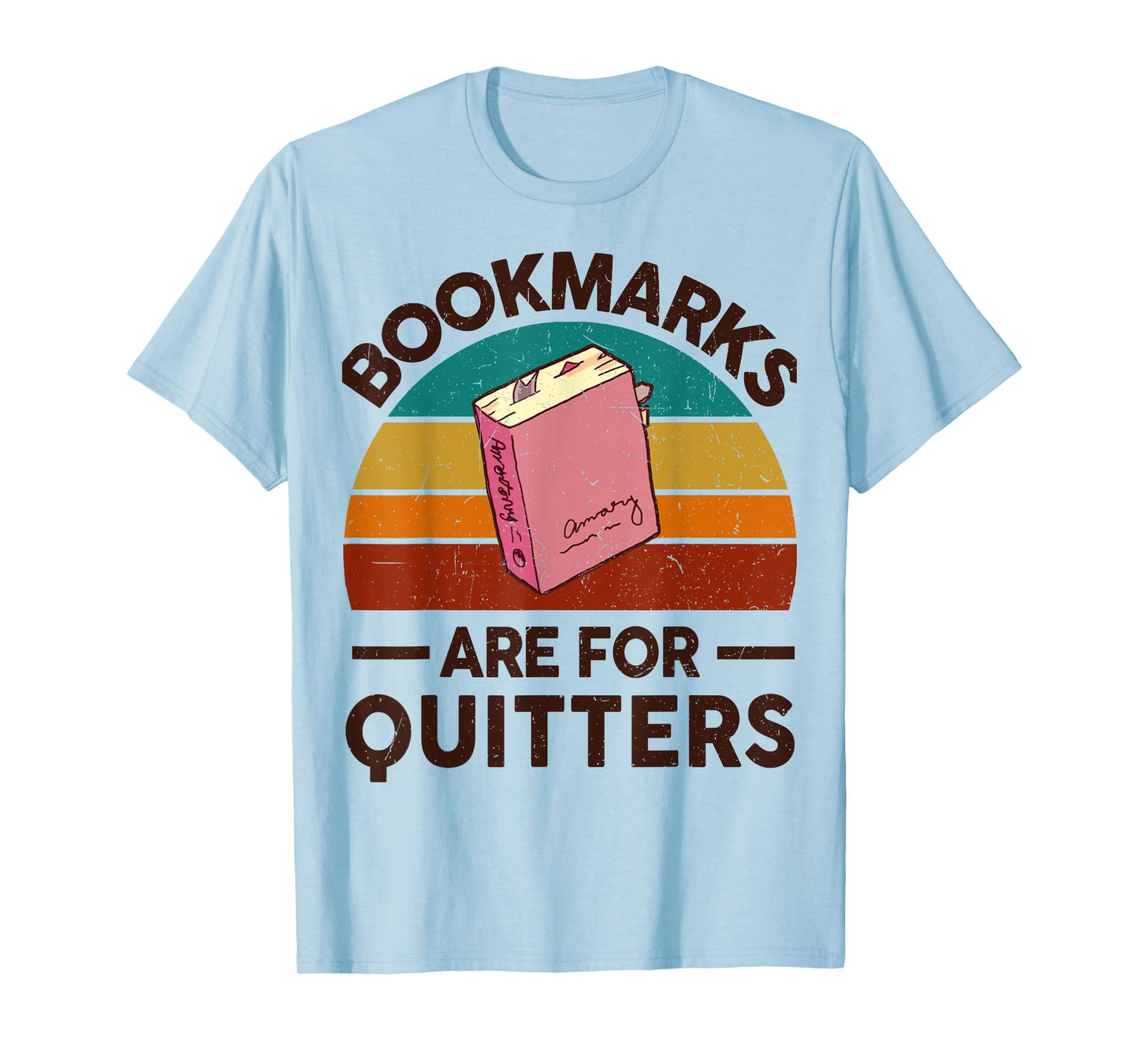 Funny Bookmarks For Quitter Reading Teacher-Shirt Nerdy Book T-Shirt