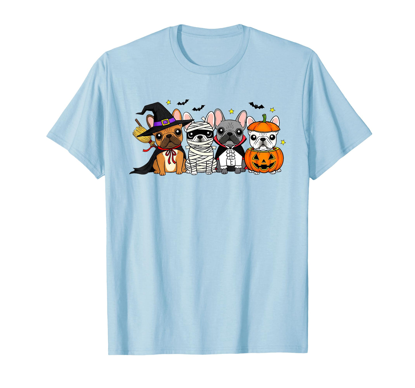Mummy French Bulldog Halloween French Bulldog Witch Dog Mom T-Shirt