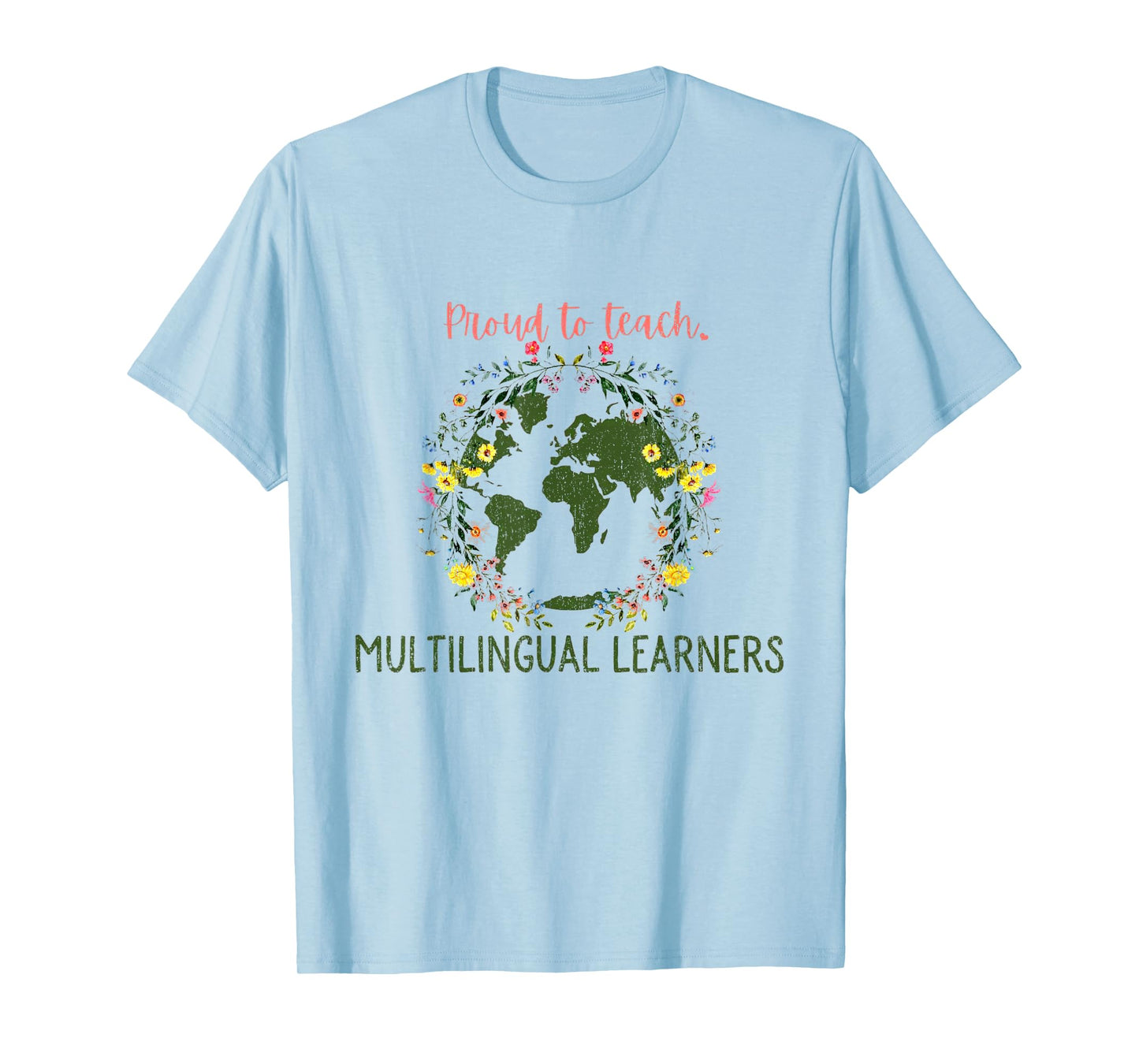 ESL Multilingual Teacher Multilingual English Teacher Bac T-Shirt