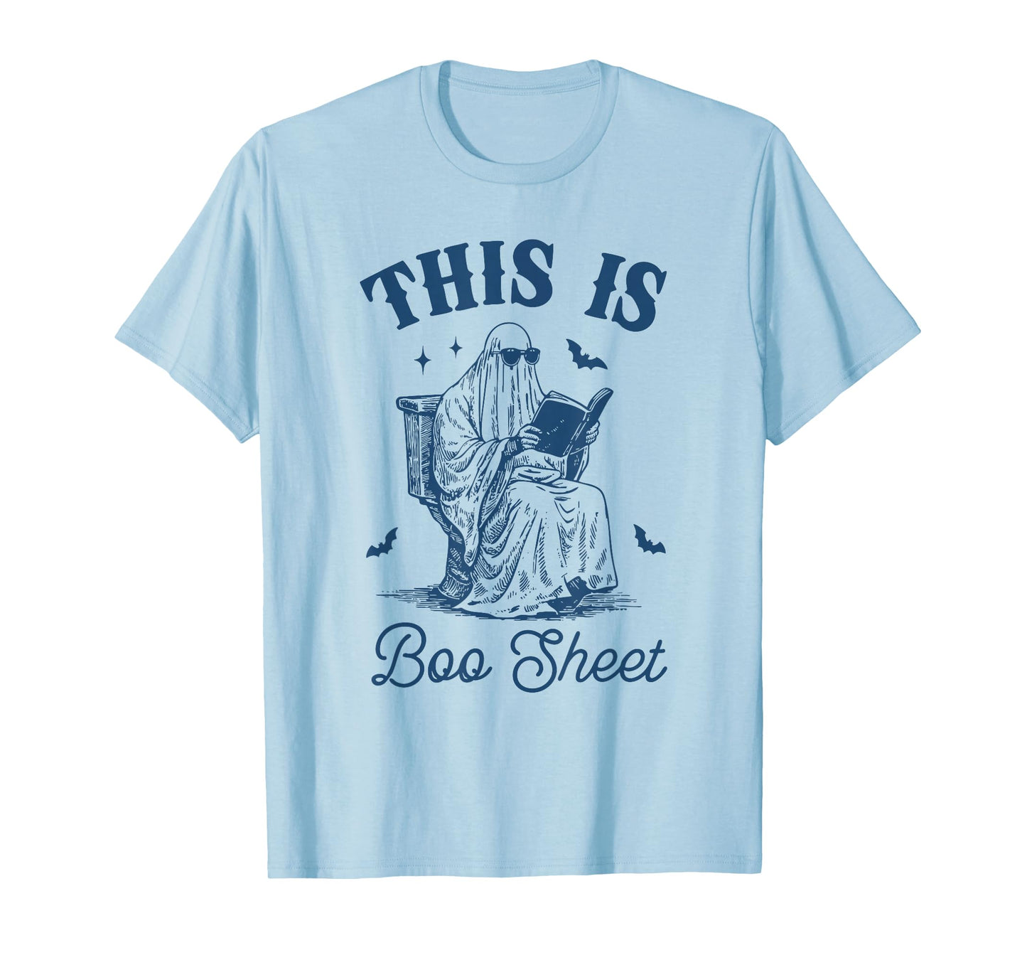 This is Boo Sheet Ghost Retro Halloween Costume Men Women T-Shirt