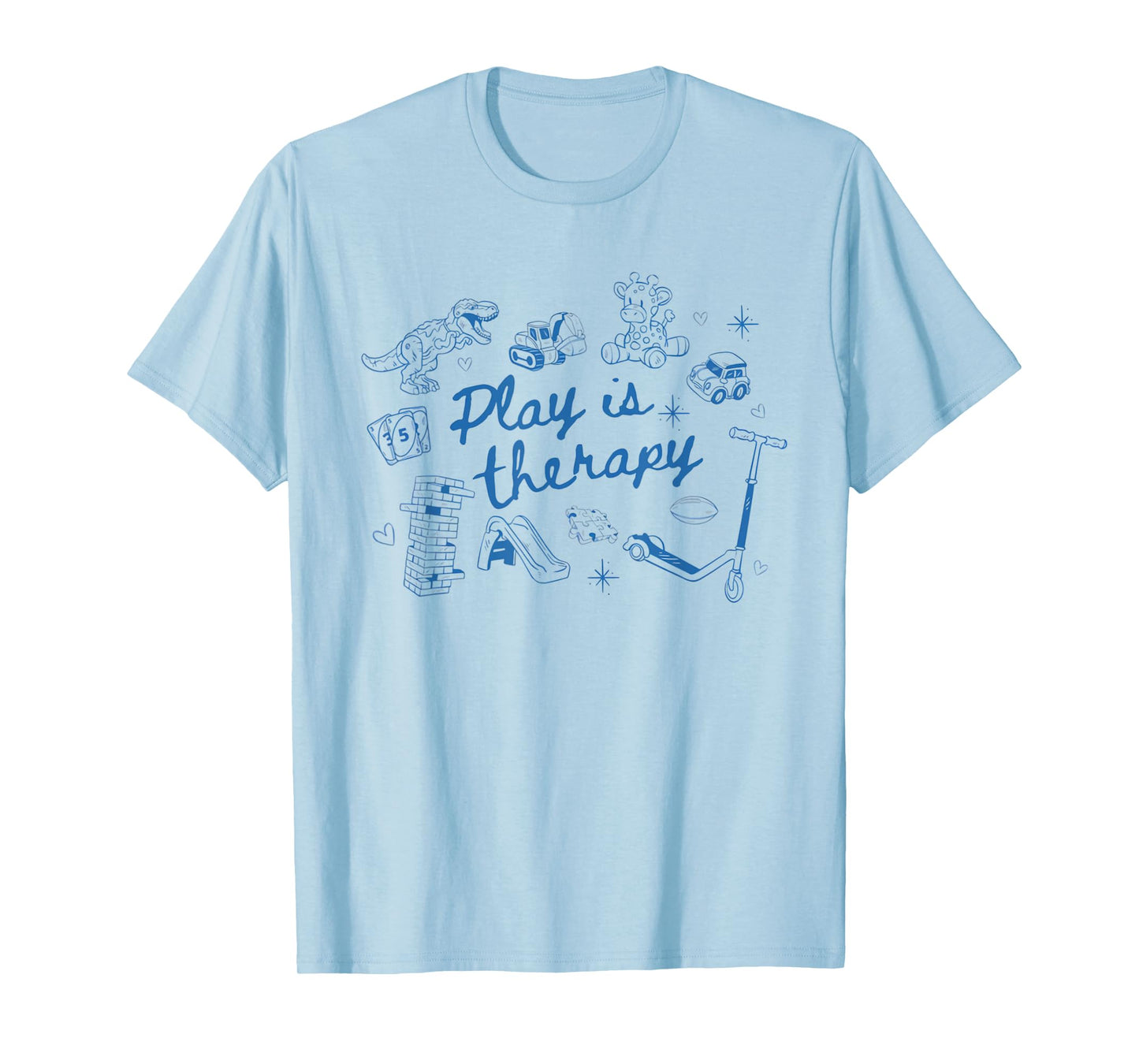 Play is Therapy Child Life Specialist Occupational Therapy T-Shirt