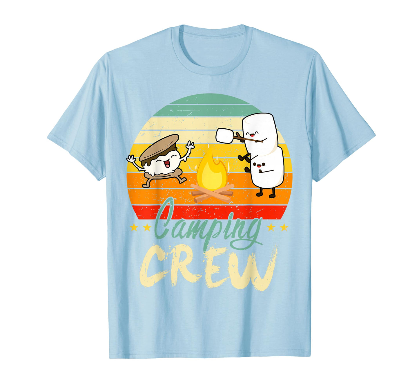 Funny Smore Camping Crew Family Camper Kid Boy Women Toddler T-Shirt