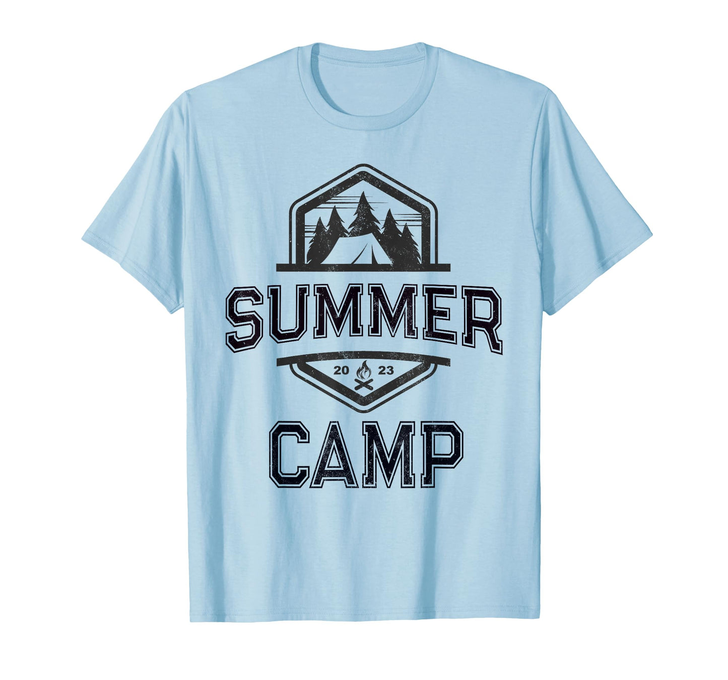 Cute SUMMER CAMP Director Counselor Camping Host Crew Yellow Men Women Kids T-Shirt