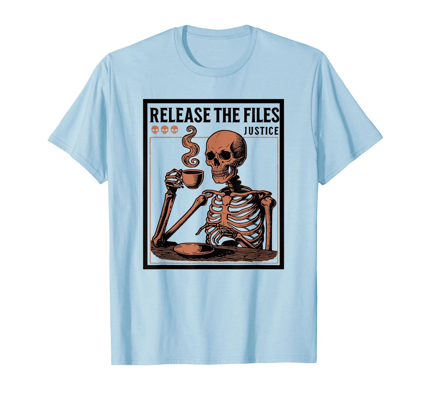 Release The Files Skeleton T-Shirt
