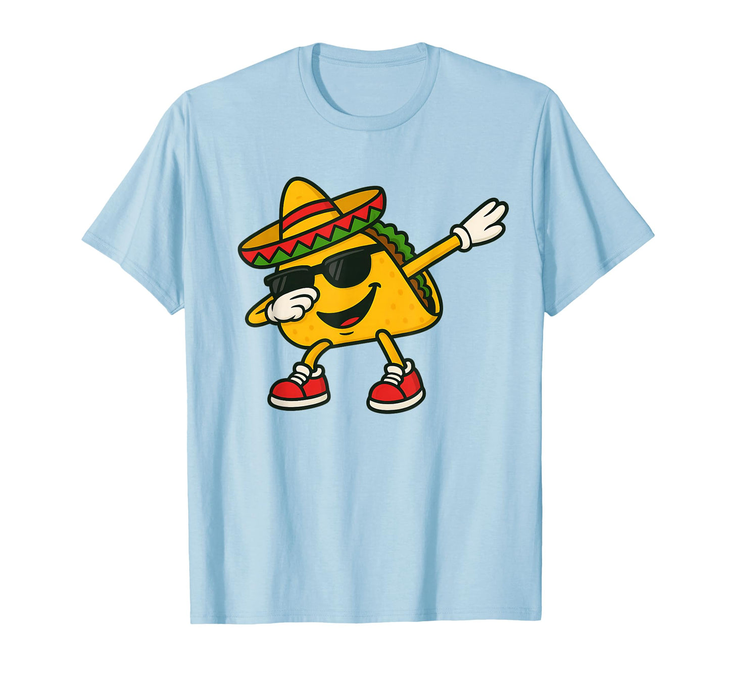 Dabbing Taco Cinco de Mayo Funny Mexican Food Dab Boys Kids T-Shirt