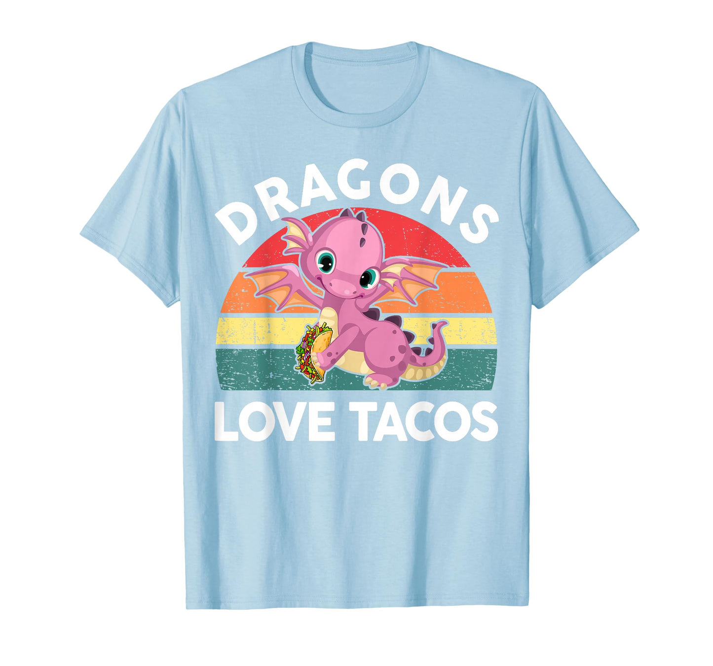 Dragons Love Taco Shirt Cinco Mayo Funny Mexican Boy Toddler T-Shirt
